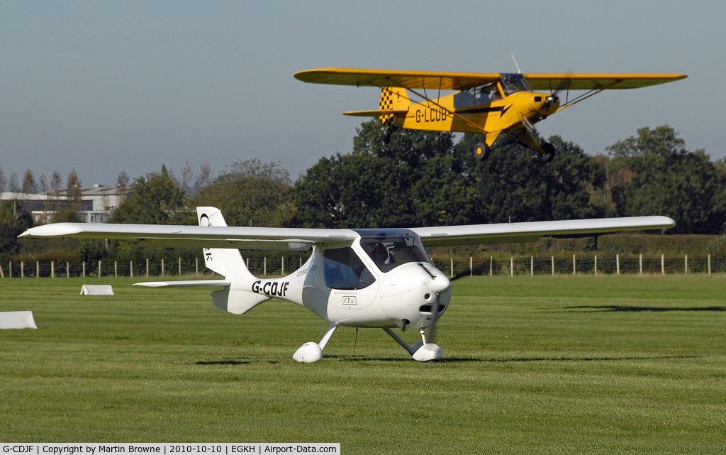 G-CDJF, 2005 Flight Design CT2K C/N 8104, SHOT AT HEADCORN