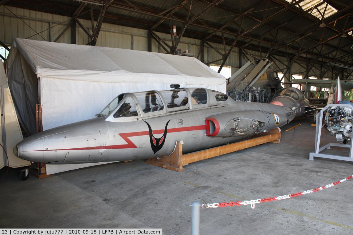 23, Fouga CM-175 Zephyr C/N 23, on storage at Dugny