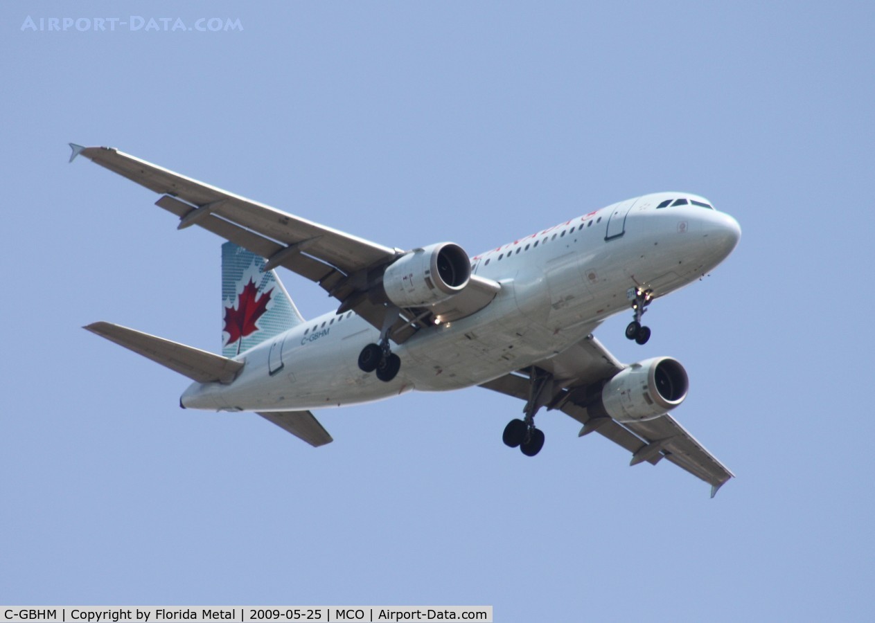 C-GBHM, 1997 Airbus A319-114 C/N 769, Air Canada A319