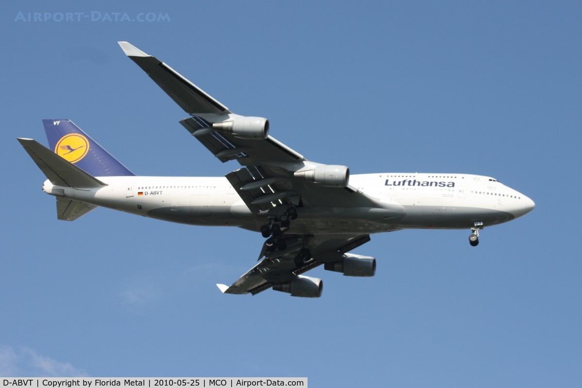 D-ABVT, 1997 Boeing 747-430 C/N 28287, Lufthansa 747-400