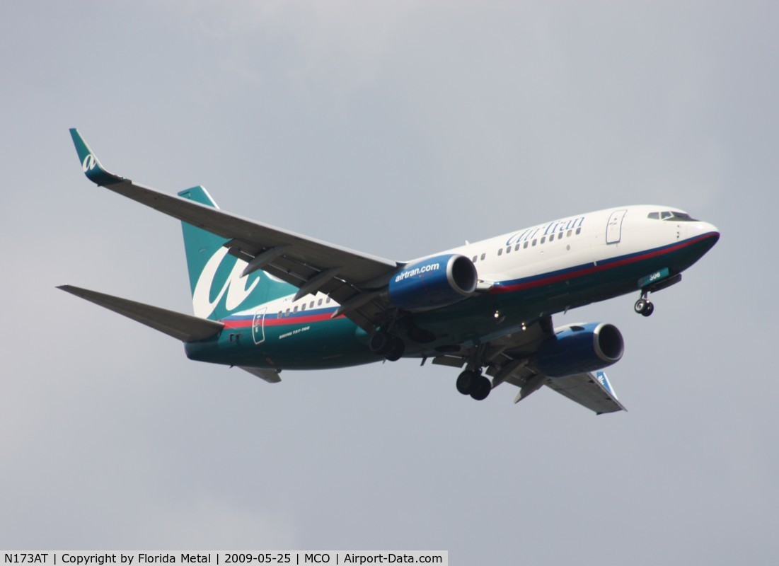 N173AT, 2004 Boeing 737-76N C/N 32661, Air Tran 737-700