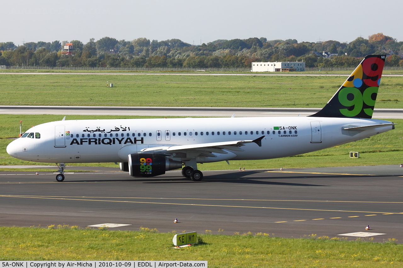 5A-ONK, 2010 Airbus A320-214 C/N 4330, Afriqiyah Airways, Airbus A320-214, CN: 4330