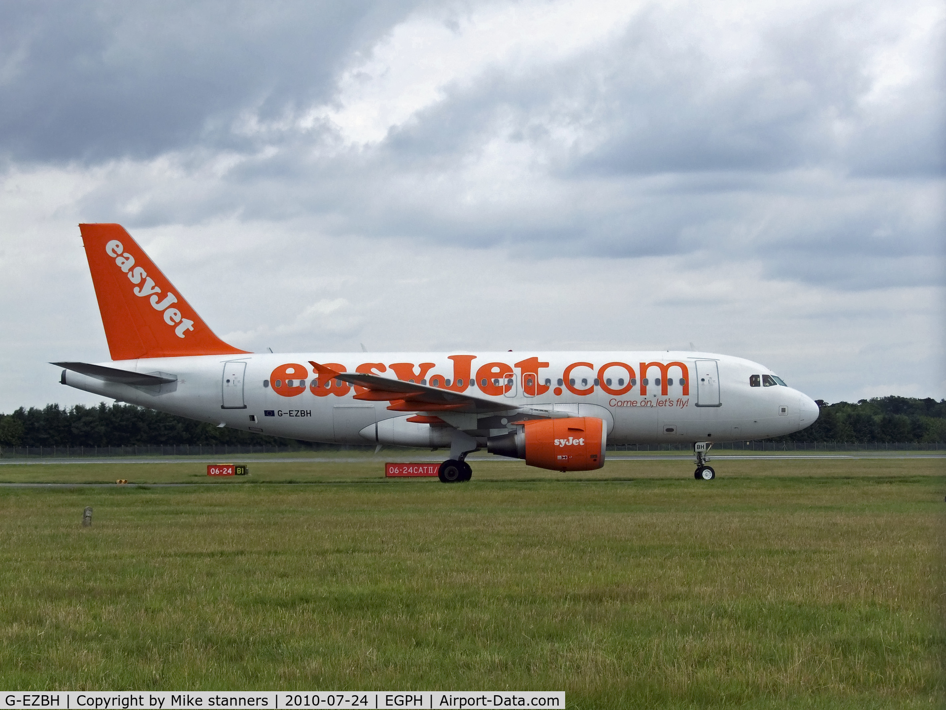 G-EZBH, 2006 Airbus A319-111 C/N 2959, Easyjet A319 arrives from MXP