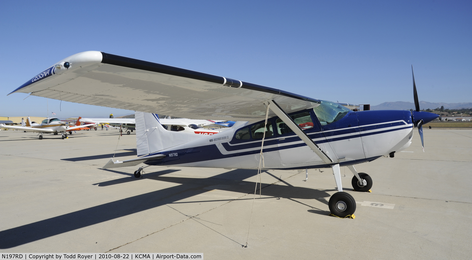 N197RD, 1978 Cessna A185F Skywagon 185 C/N 18503681, 2010 CAMARILLO AIRSHOW