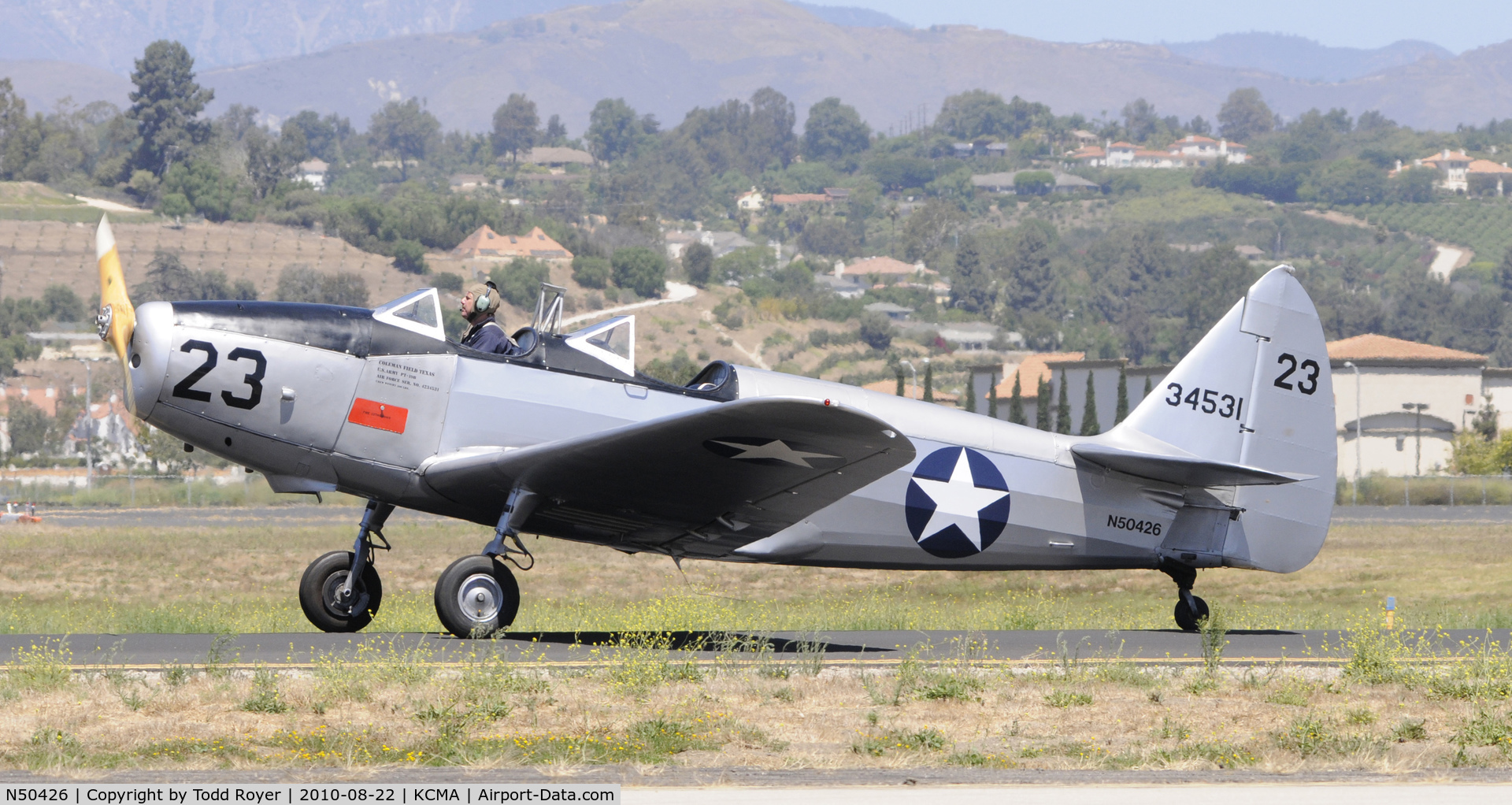 N50426, 1943 Fairchild M-62A-3 Cornell II C/N T43-5197, 2010 CAMARILLO AIRSHOW