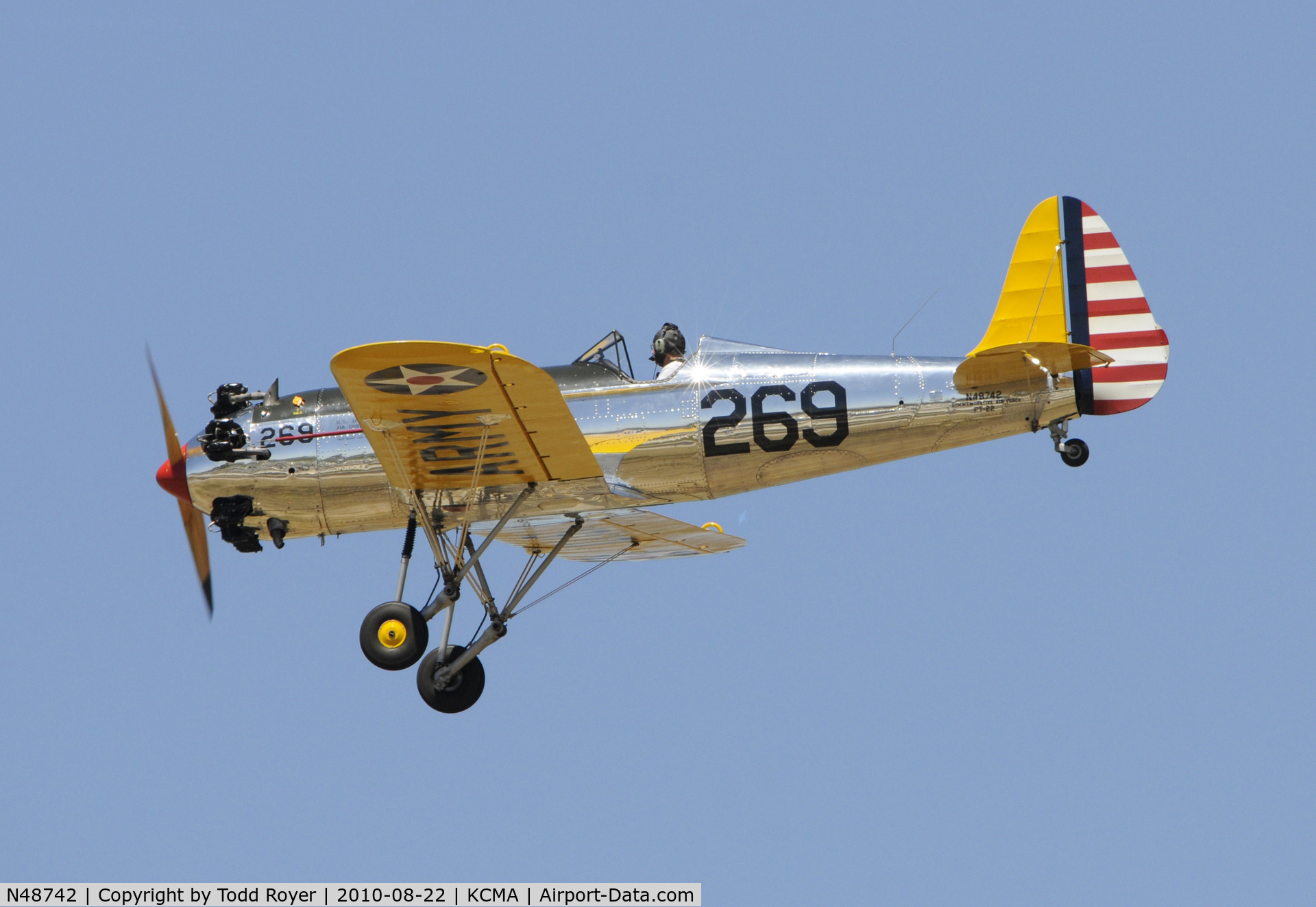 N48742, 1941 Ryan Aeronautical ST3KR C/N 1298, 2010 CAMARILLO AIRSHOW