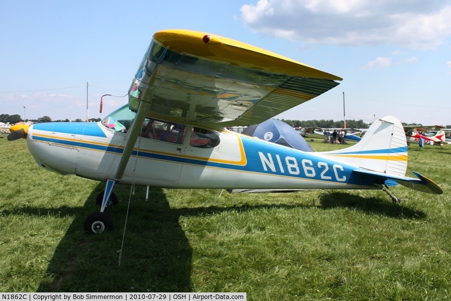 N1862C, 1953 Cessna 170B C/N 26006, Airventure 2010 - Oshkosh, Wisconsin