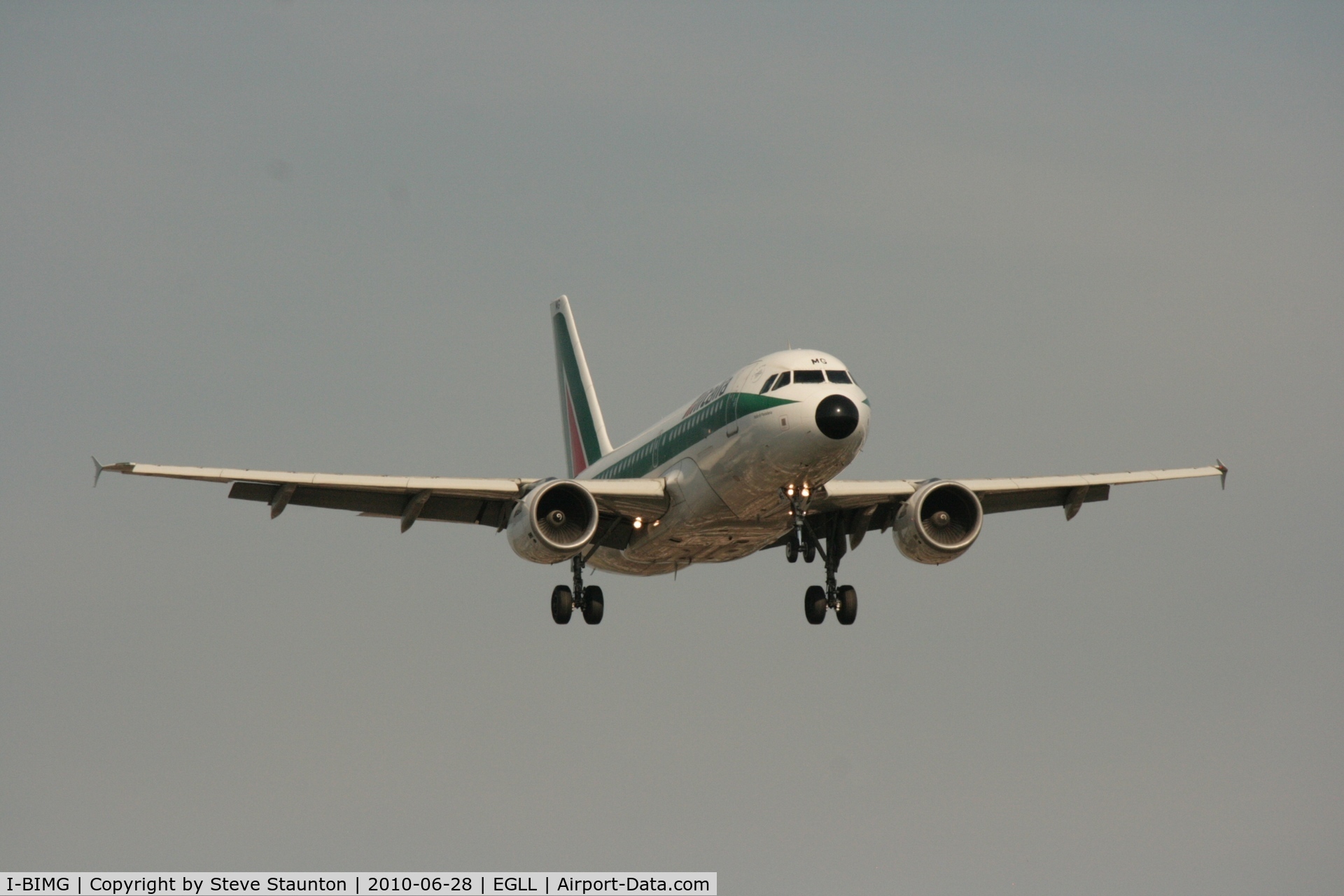 I-BIMG, 2003 Airbus A319-112 C/N 2086, Taken at Heathrow Airport, June 2010