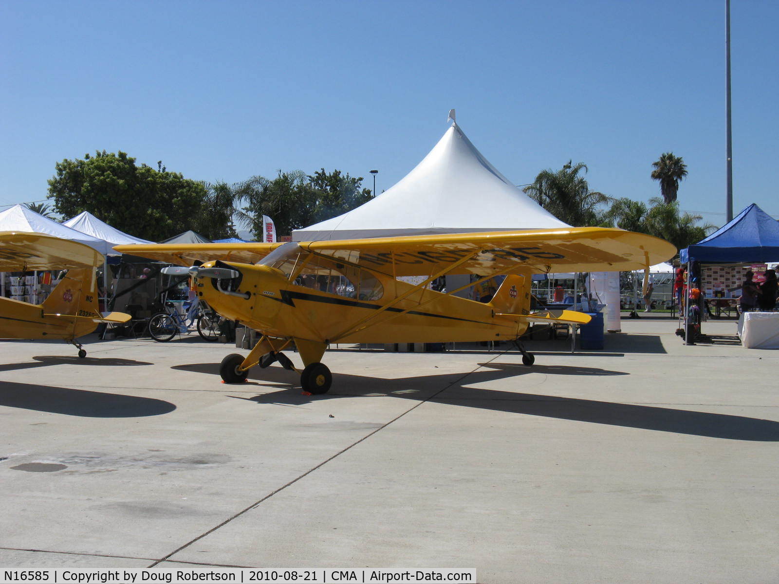 N16585, 1946 Piper J-3C-65 Cub C/N RH 17868, 1946 Piper Hoesch J3C-65 CUB, Continental C85 85 Hp upgrade, Experimental class