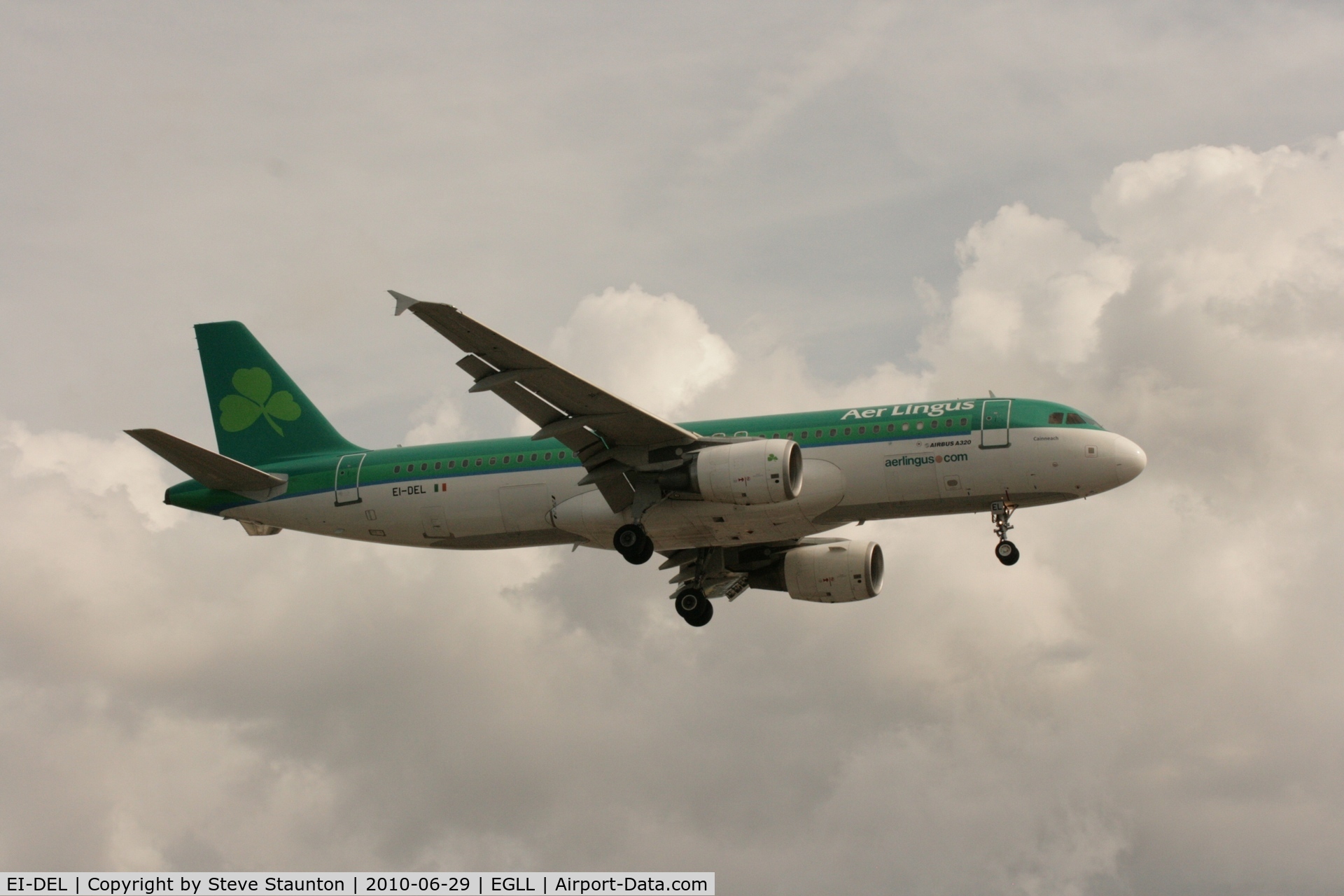 EI-DEL, 2005 Airbus A320-214 C/N 2409, Taken at Heathrow Airport, June 2010