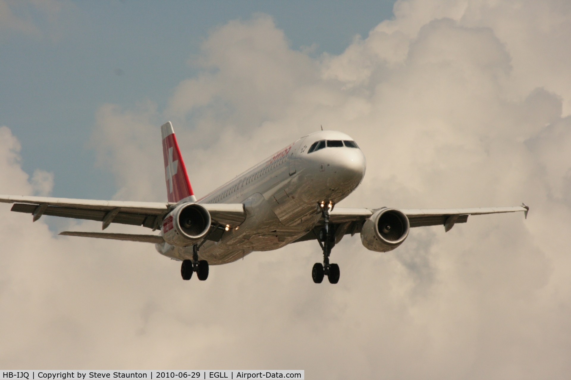 HB-IJQ, 1997 Airbus A320-214 C/N 701, Taken at Heathrow Airport, June 2010