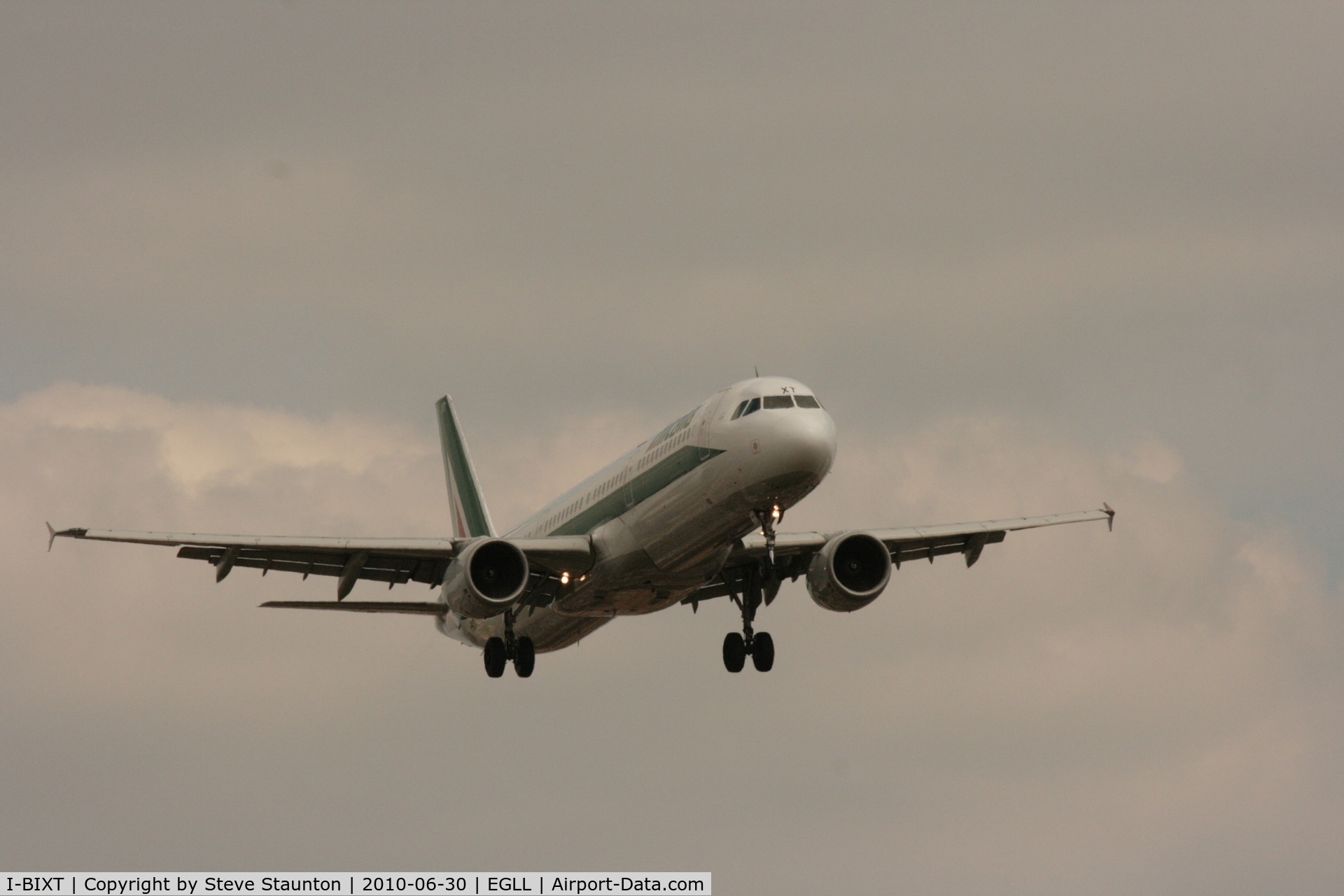 I-BIXT, 1998 Airbus A321-112 C/N 765, Taken at Heathrow Airport, June 2010