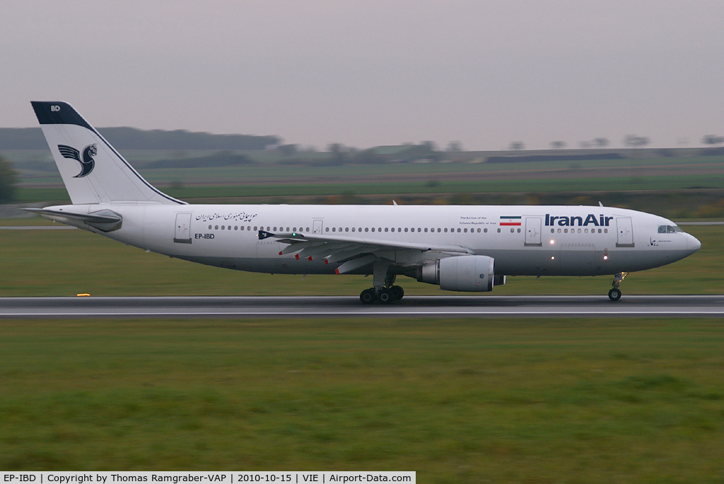 EP-IBD, 1993 Airbus A300B4-605R C/N 696, Iran Air Airbus A300-600