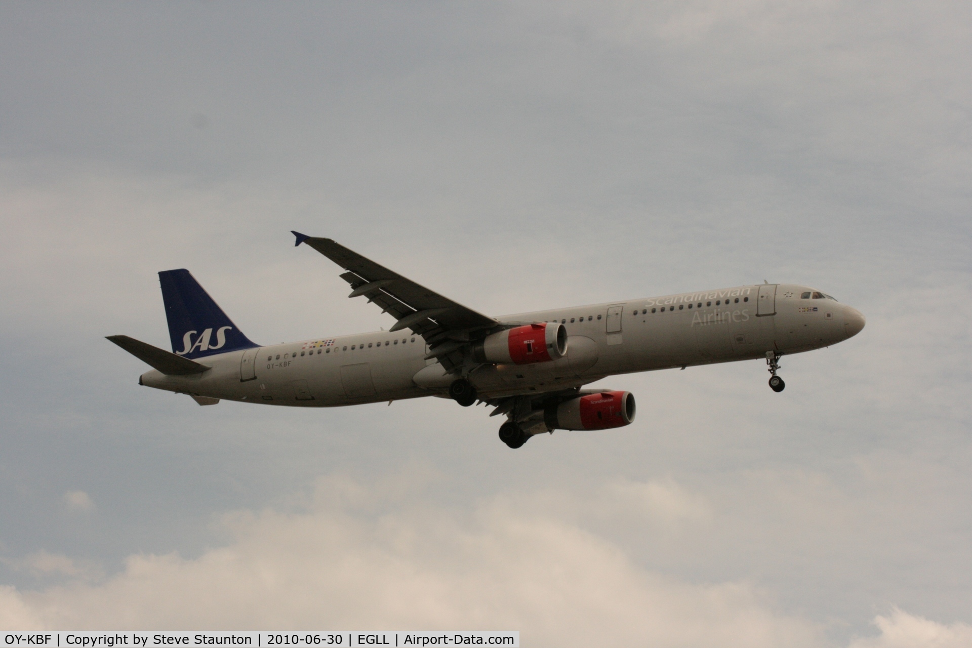 OY-KBF, 2002 Airbus A321-232 C/N 1807, Taken at Heathrow Airport, June 2010