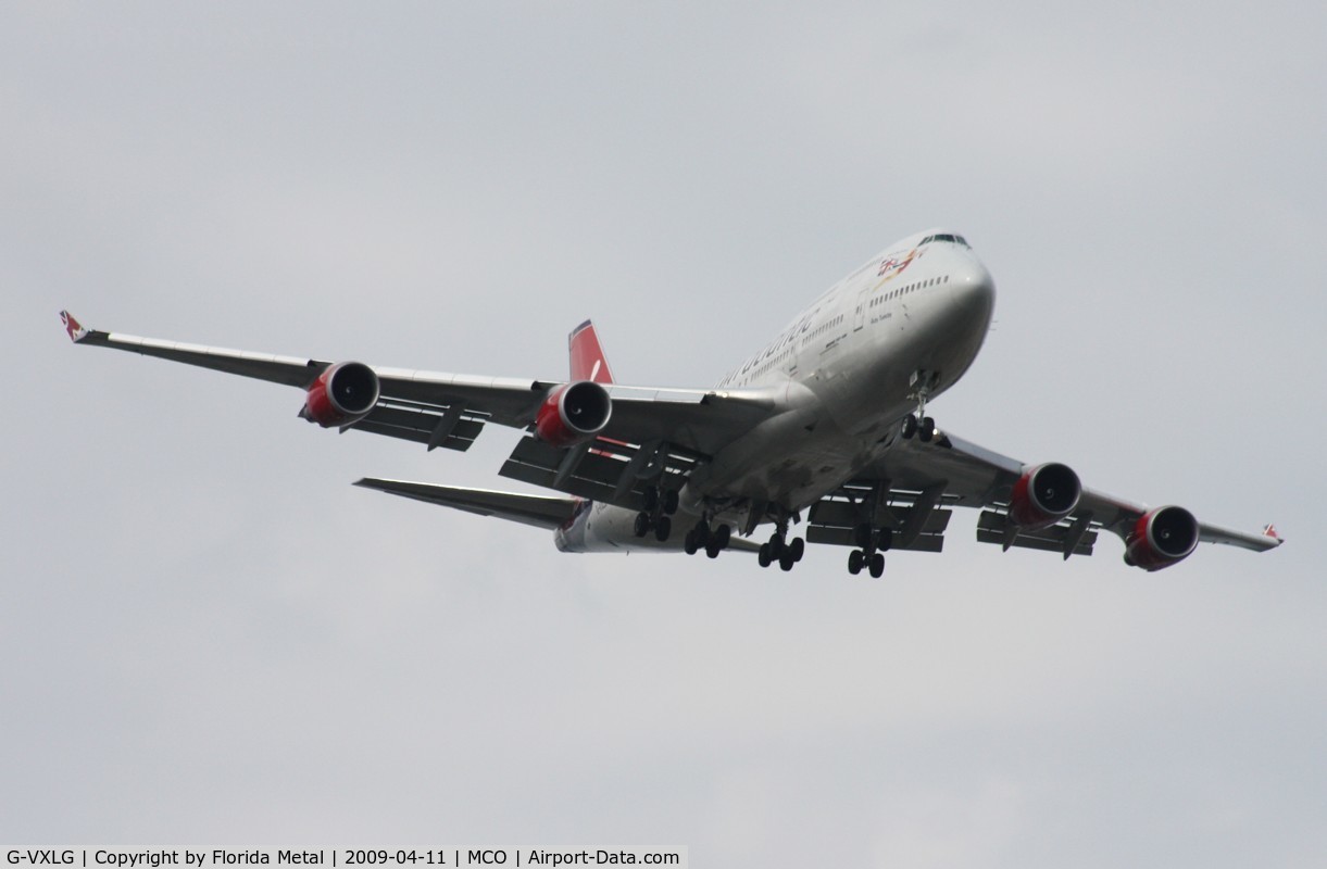 G-VXLG, 1998 Boeing 747-41R C/N 29406, Virgin 747-400