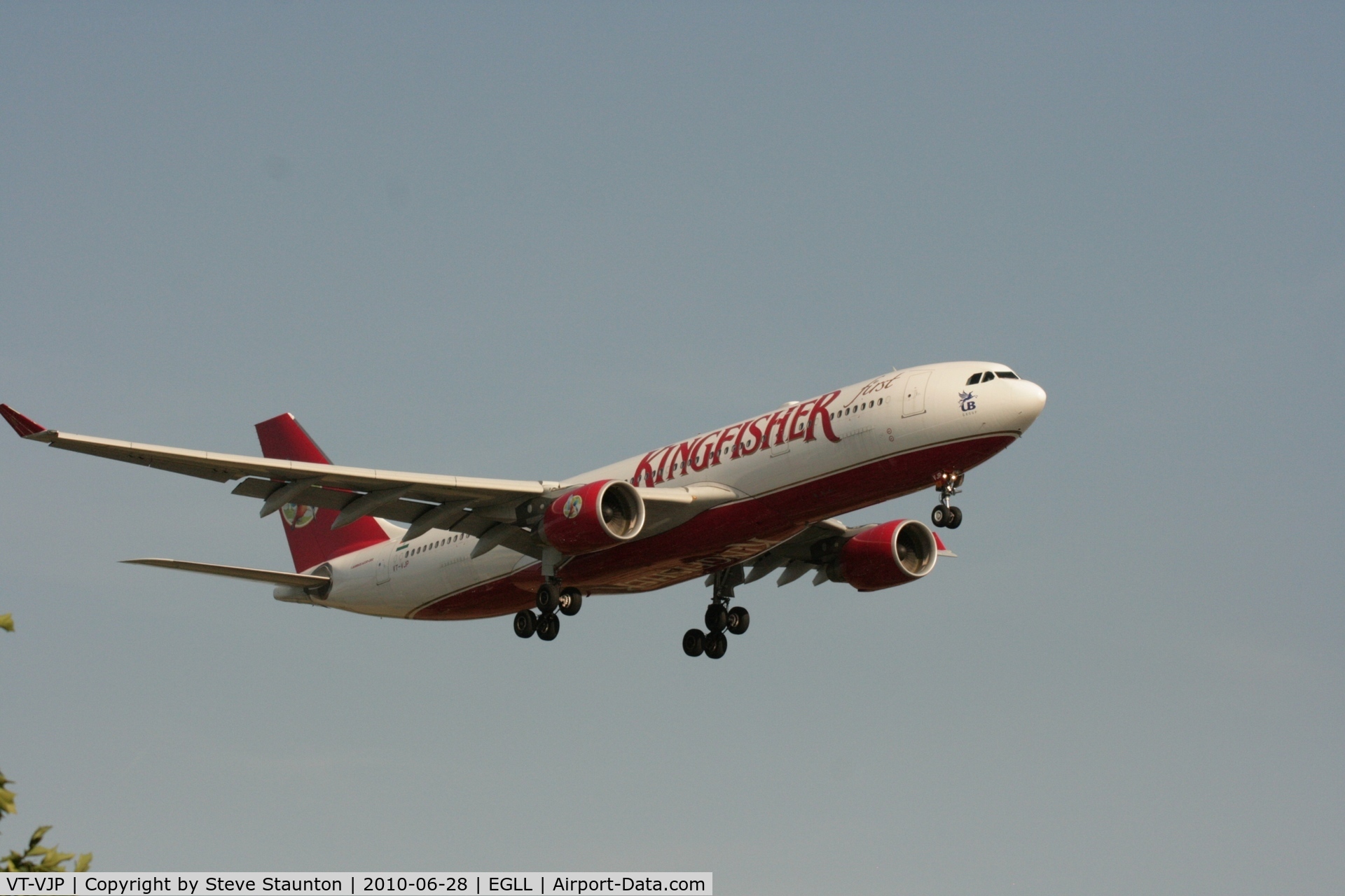 VT-VJP, 2008 Airbus A330-223 C/N 946, Taken at Heathrow Airport, June 2010