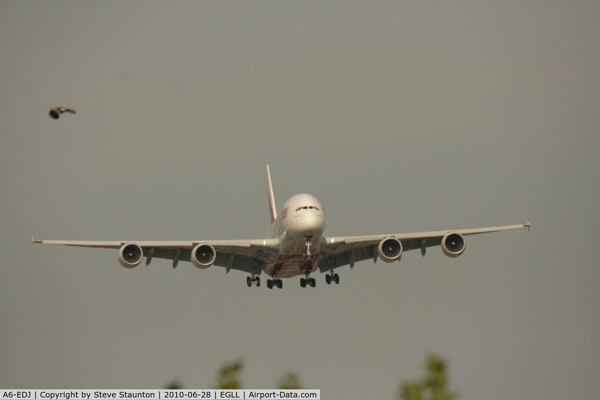 A6-EDJ, 2006 Airbus A380-861 C/N 009, Taken at Heathrow Airport, June 2010