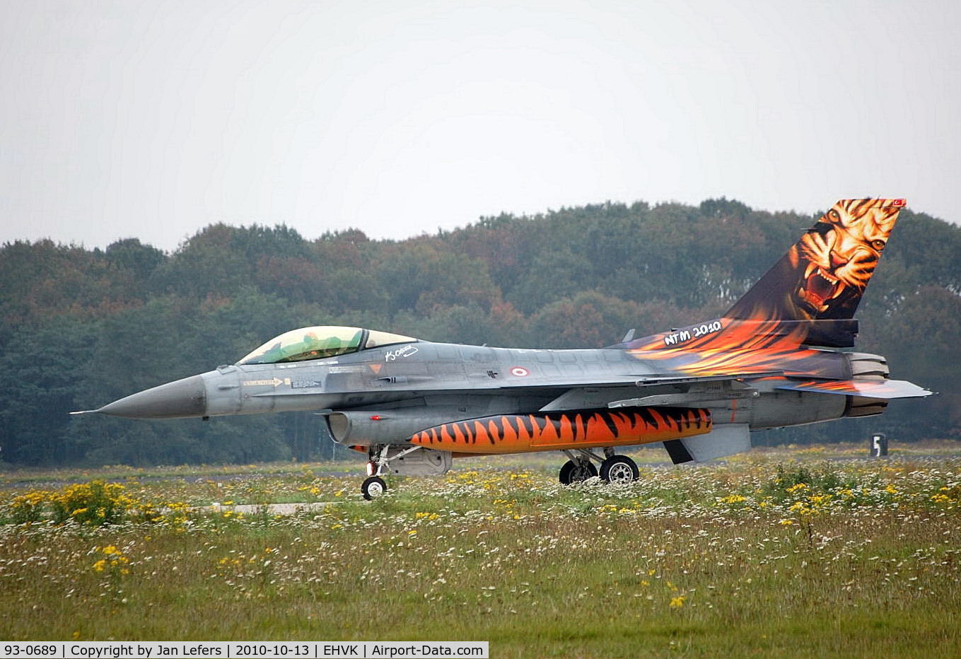 93-0689, TAI (Turkish Aerospace Industries) F-16C Fighting Falcon C/N HC-33, Turkse Tiger F-16