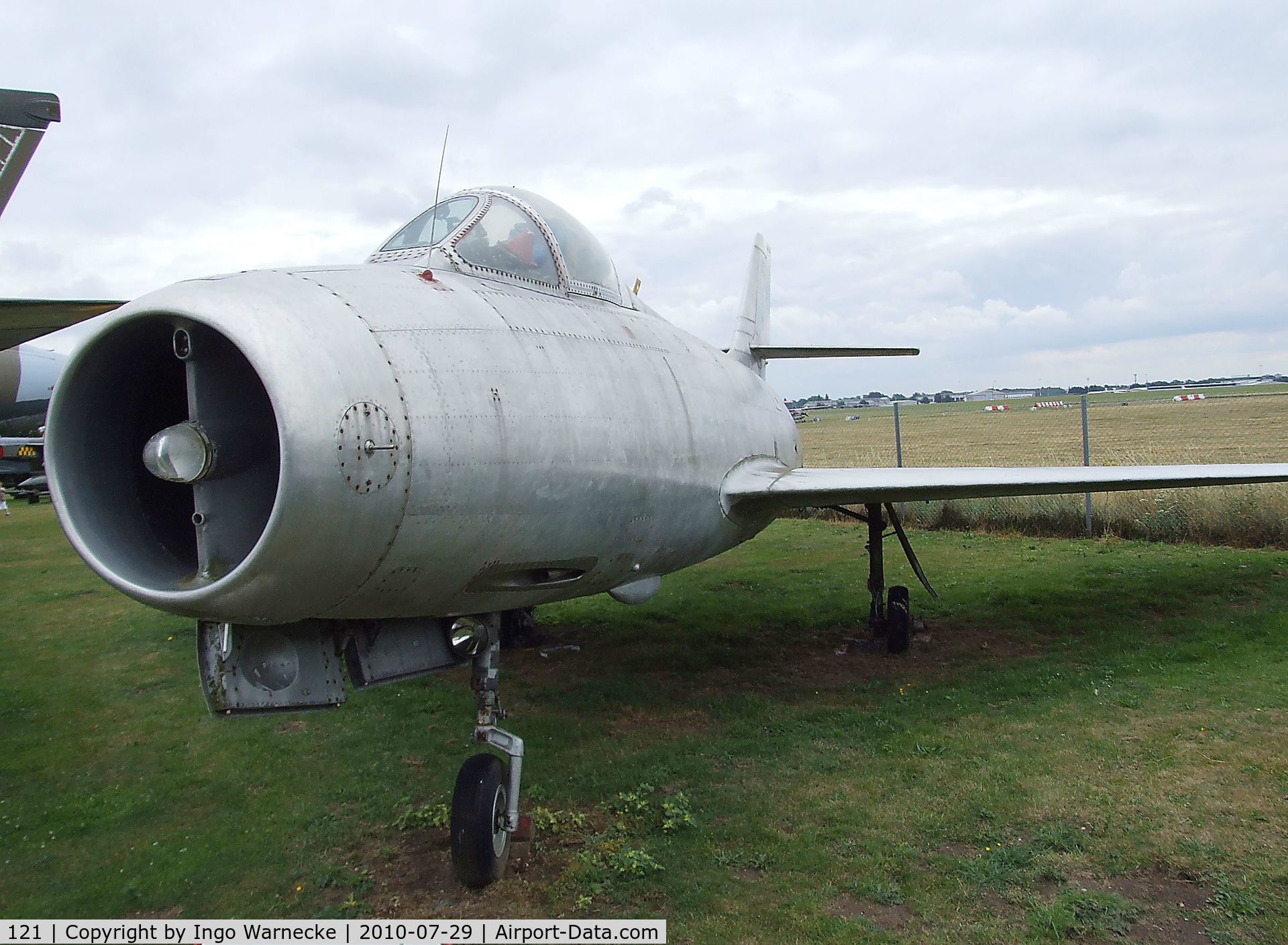 121, Dassault MD-454 Mystere IVA C/N 121, Dassault Mystere IV a at the City of Norwich Aviation Museum