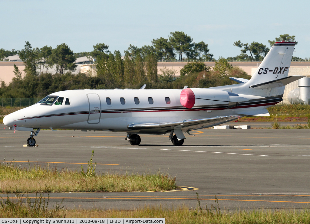 CS-DXF, 2005 Cessna 560XL Citation XLS C/N 560-5586, Parked at the General Aviation area...