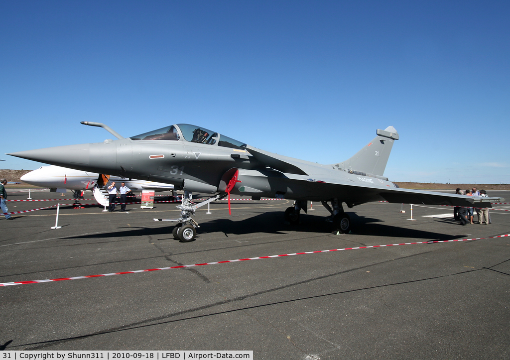 31, Dassault Rafale M C/N 31, S/n 31 - Displayed by Dassault Aviation during Day of Patrimony 2010 on BA106...