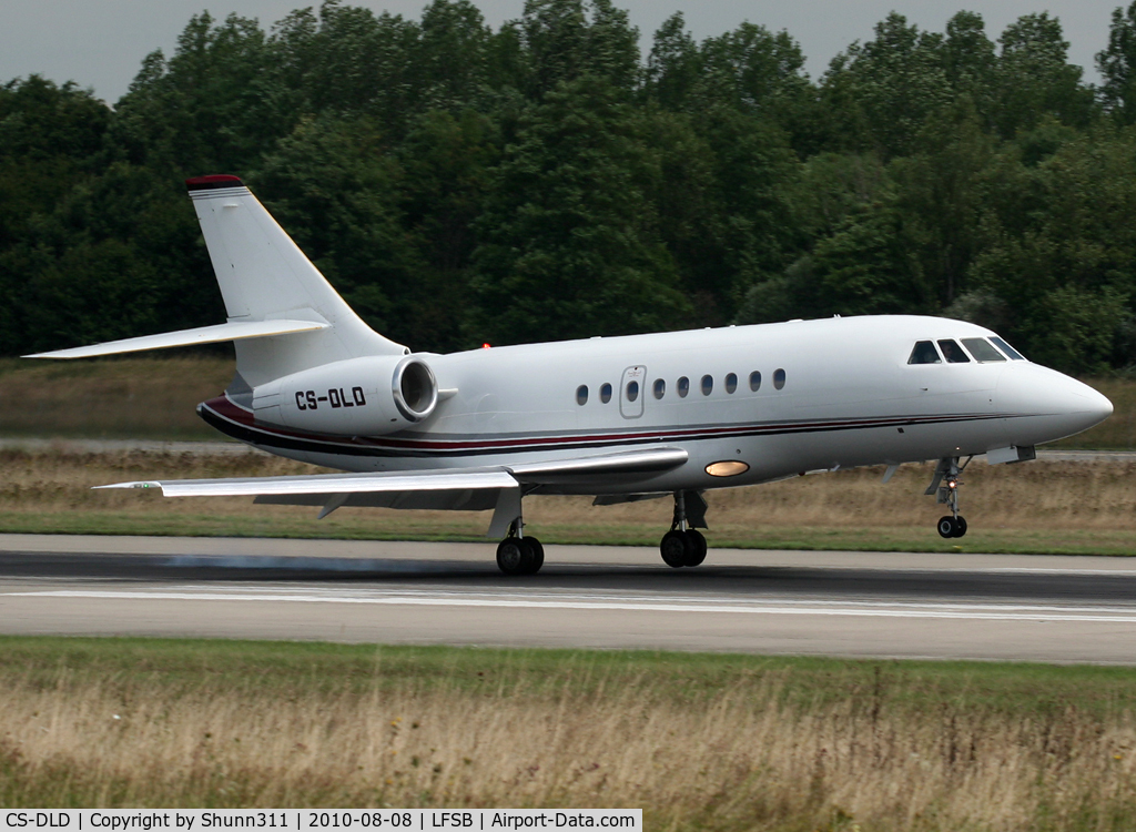 CS-DLD, 2007 Dassault Falcon 2000EX C/N 109, Landing rwy 16