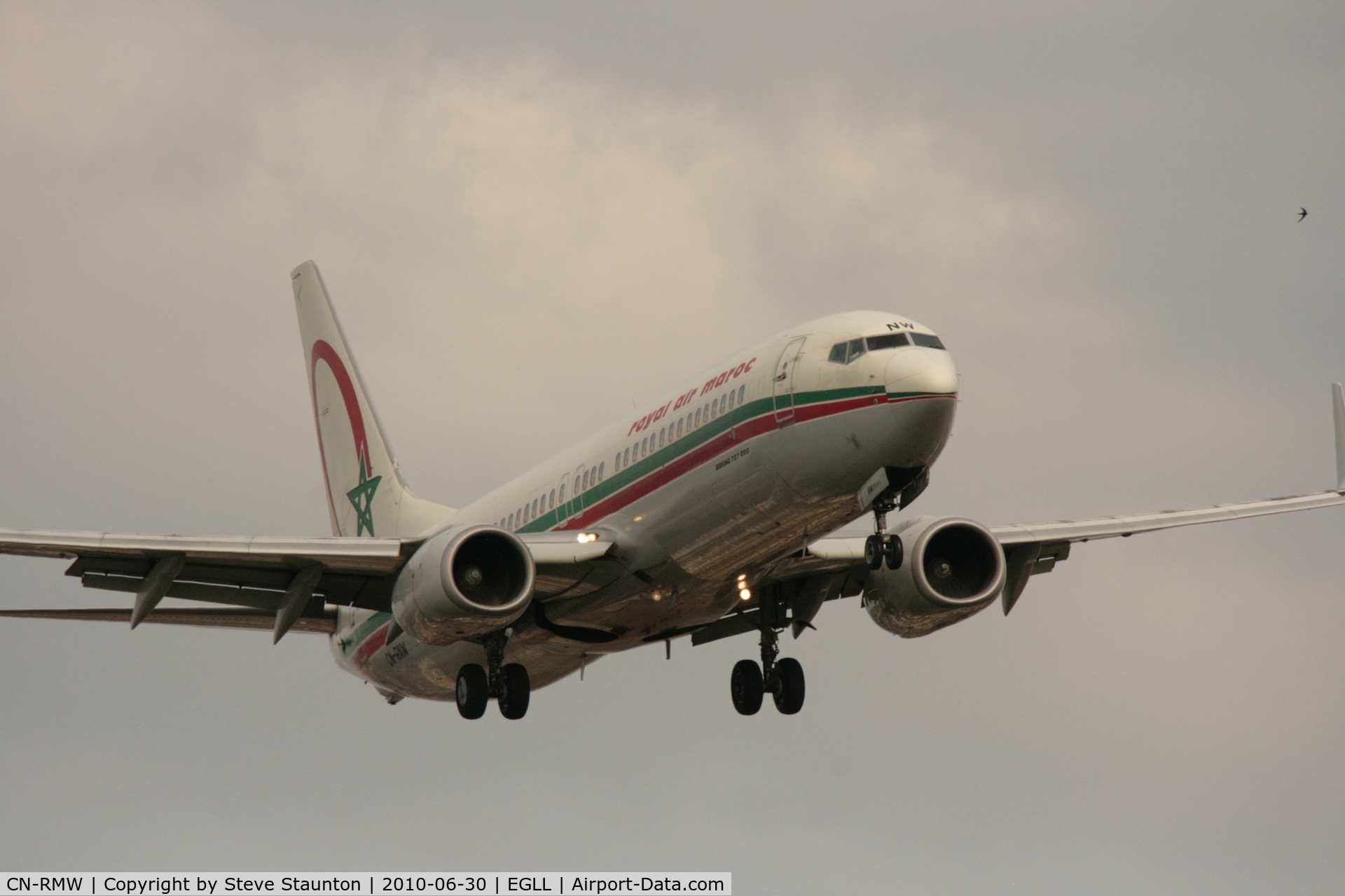 CN-RMW, 1991 Boeing 737-5B7 C/N 25364, Taken at Heathrow Airport, June 2010