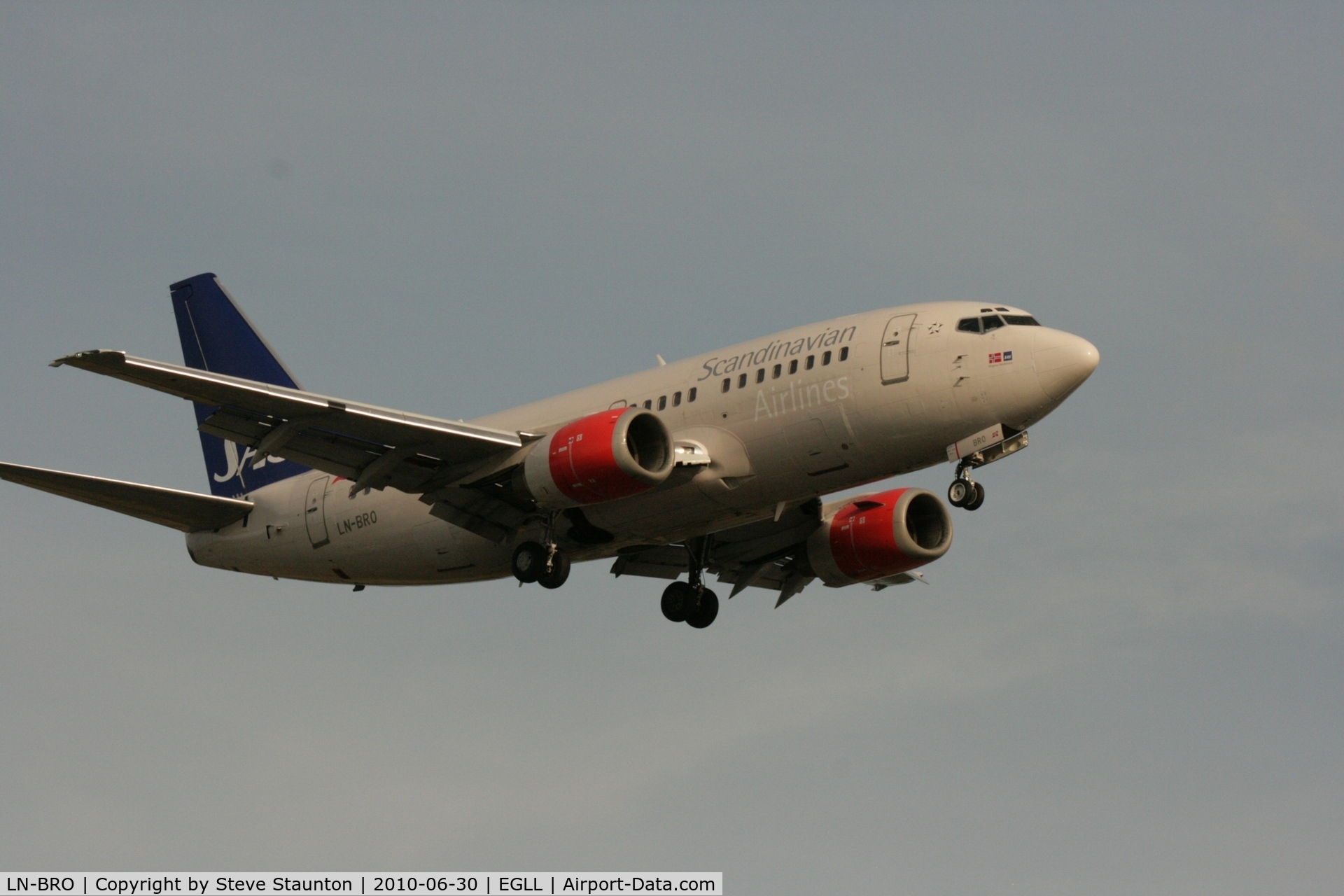 LN-BRO, 1991 Boeing 737-505 C/N 24647, Taken at Heathrow Airport, June 2010