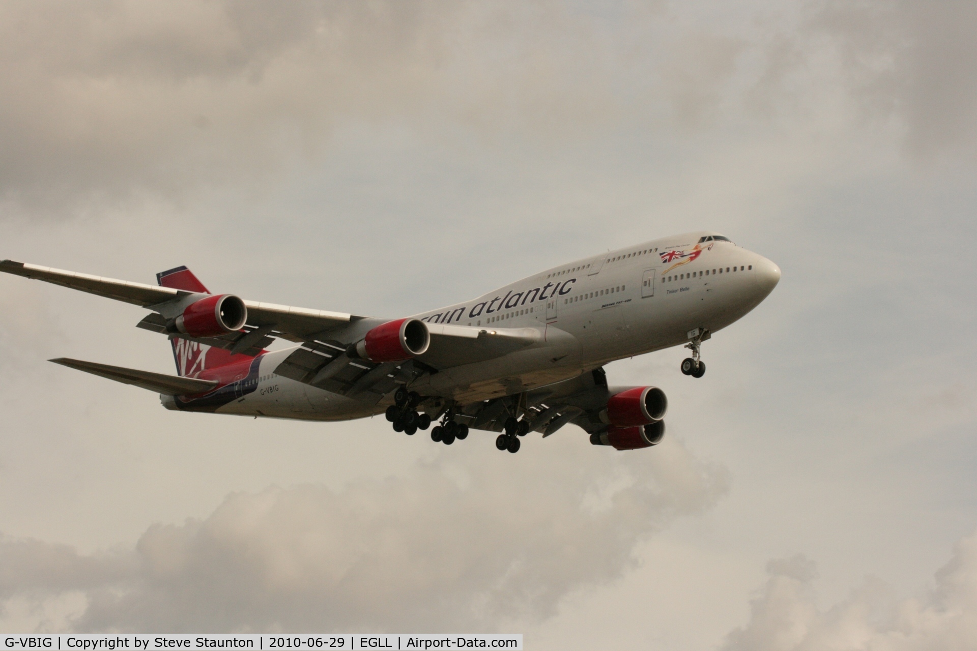 G-VBIG, 1996 Boeing 747-4Q8 C/N 26255, Taken at Heathrow Airport, June 2010