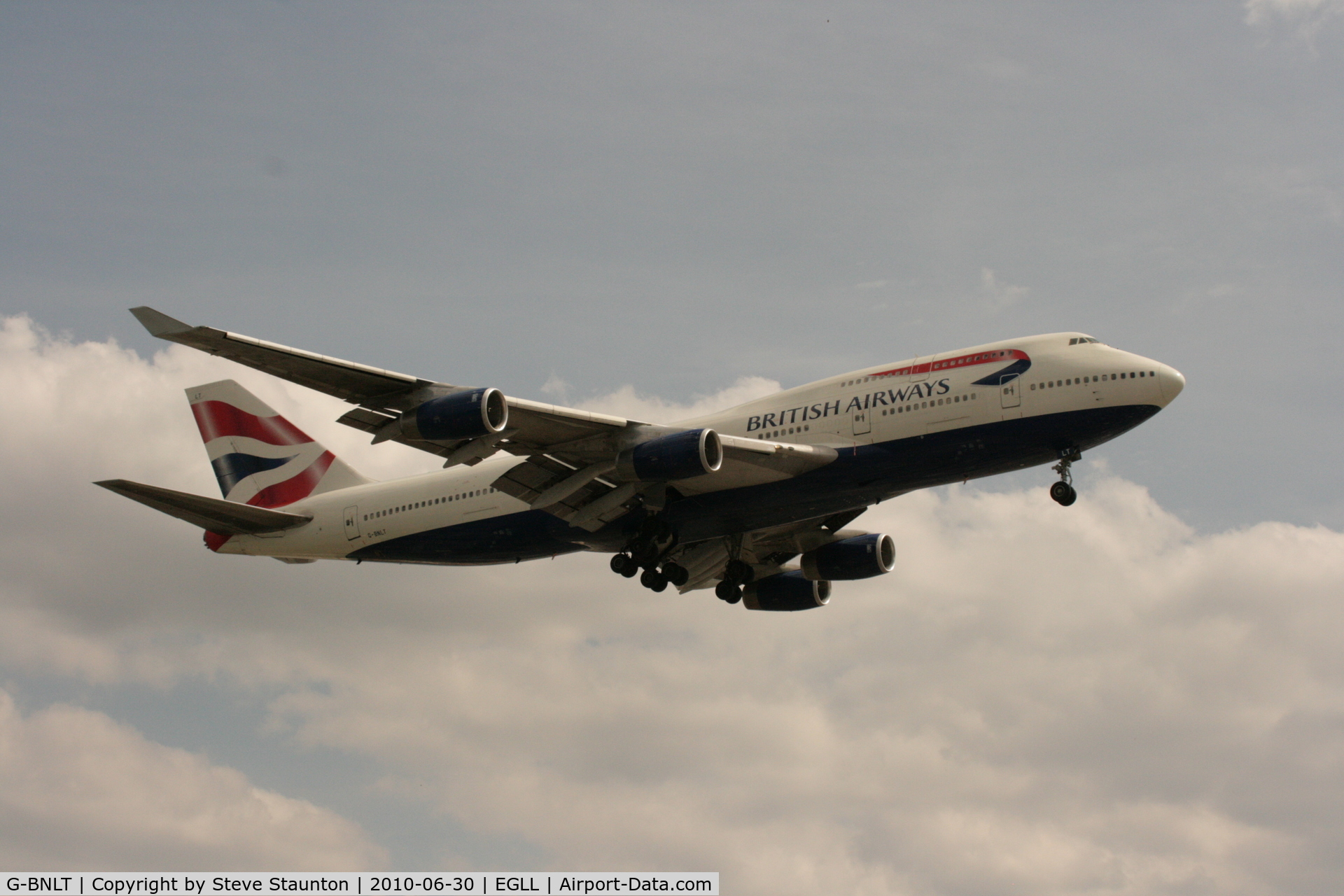 G-BNLT, 1991 Boeing 747-436 C/N 24630, Taken at Heathrow Airport, June 2010