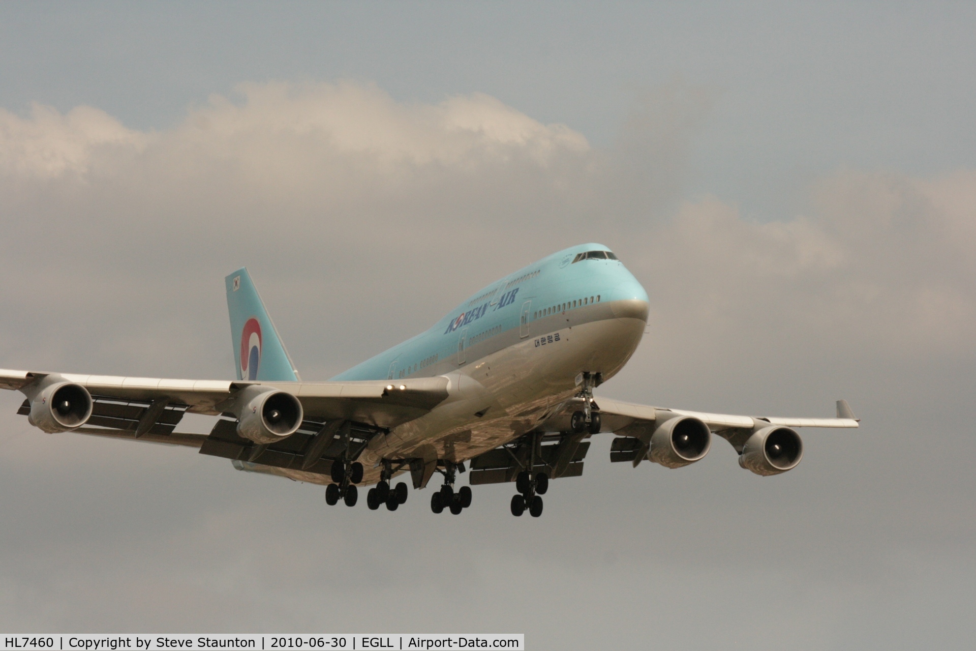 HL7460, 1997 Boeing 747-4B5 C/N 26404, Taken at Heathrow Airport, June 2010