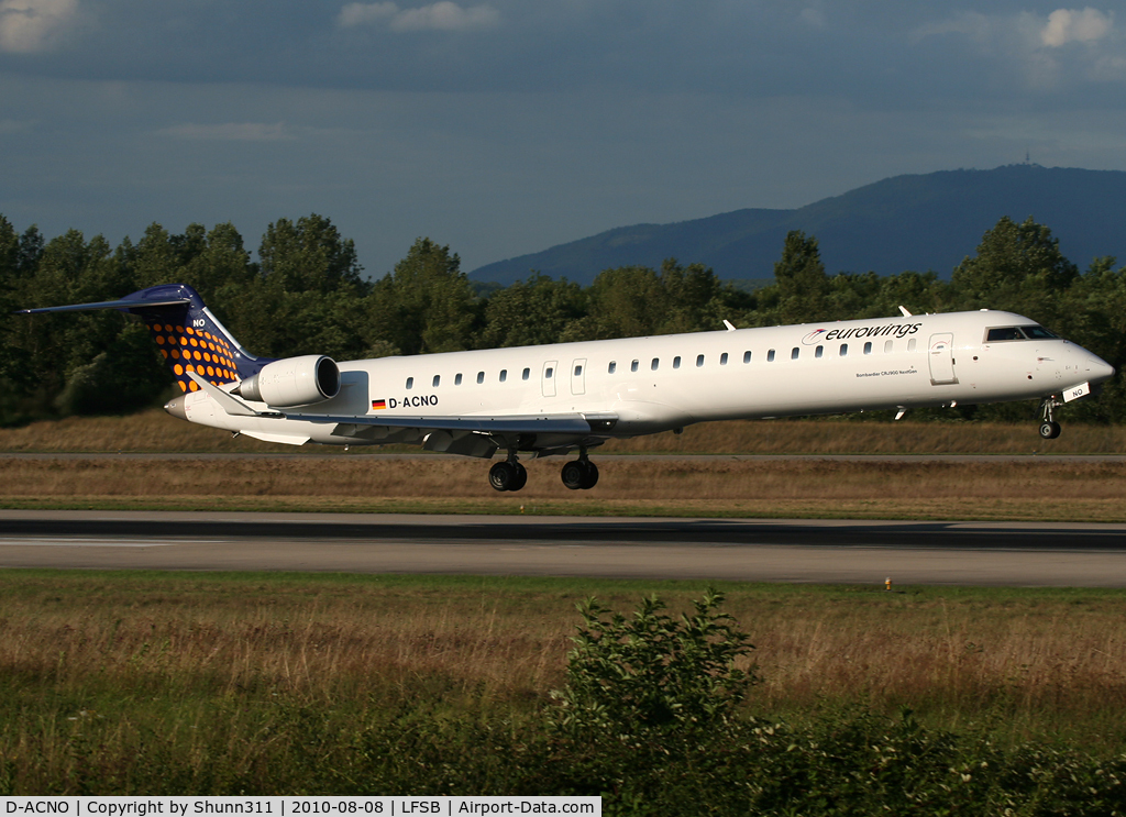 D-ACNO, 2010 Bombardier CRJ-900 NG (CL-600-2D24) C/N 15255, Landing rwy 16