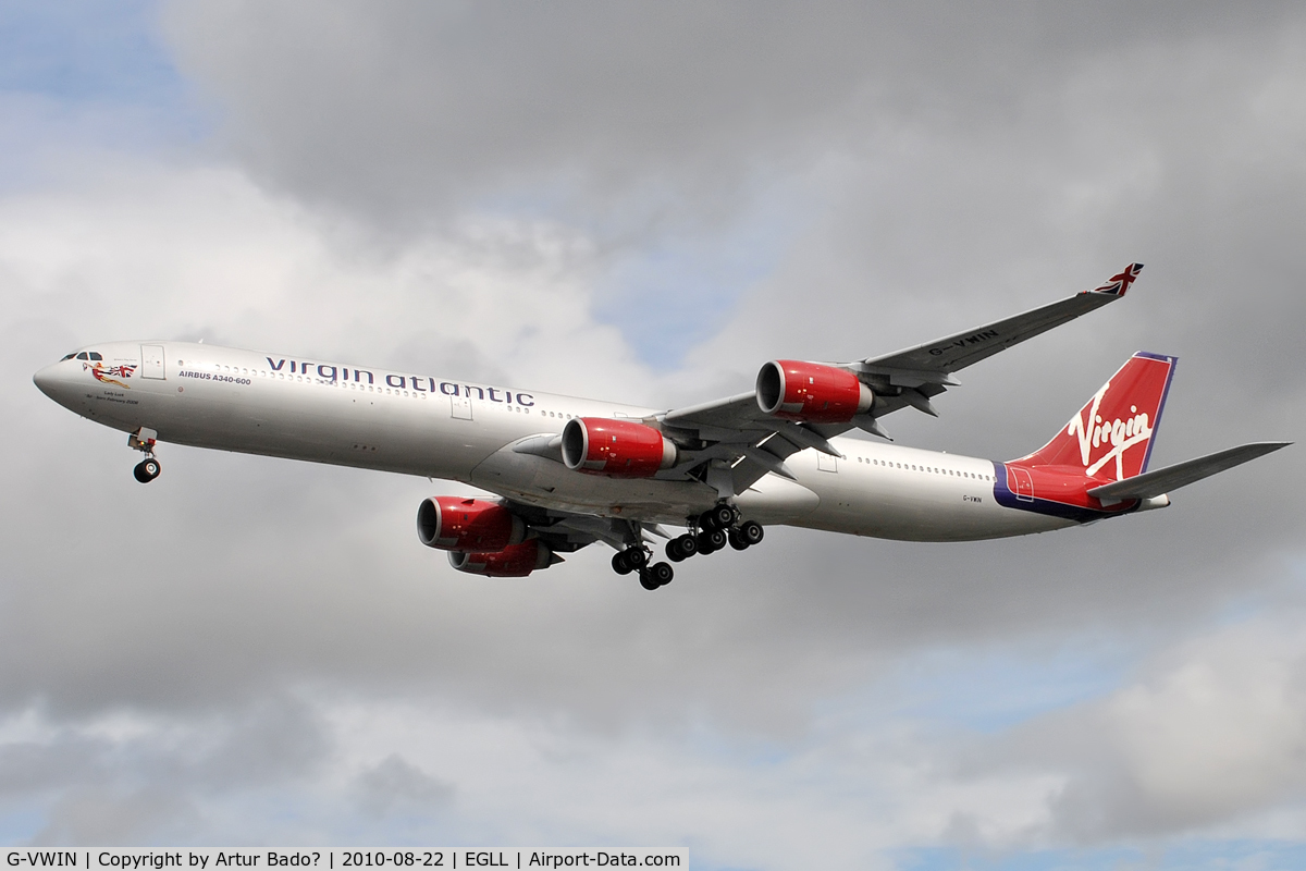 G-VWIN, 2006 Airbus A340-642 C/N 736, Virgin Atlantic Airways