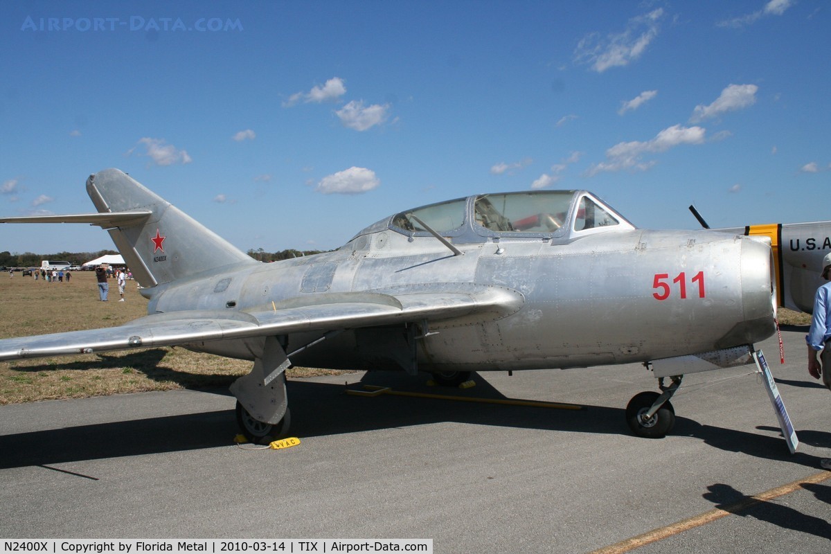 N2400X, 1953 PZL-Mielec SBLim-2 (MiG-15UTI) C/N 1A06027, Mig 15