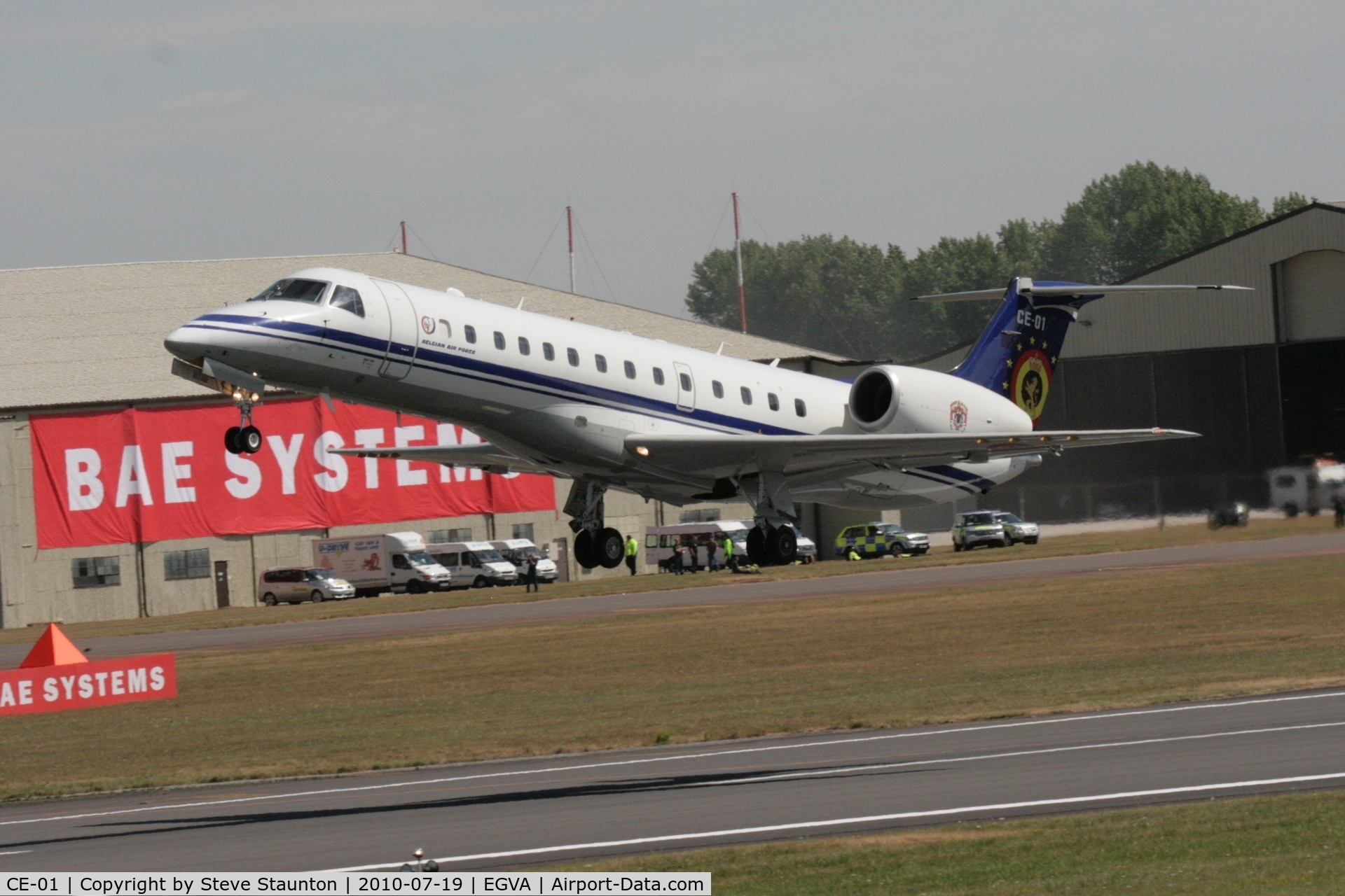 CE-01, 2001 Embraer ERJ-135LR (EMB-135LR) C/N 145449, Taken at the Royal International Air Tattoo 2010