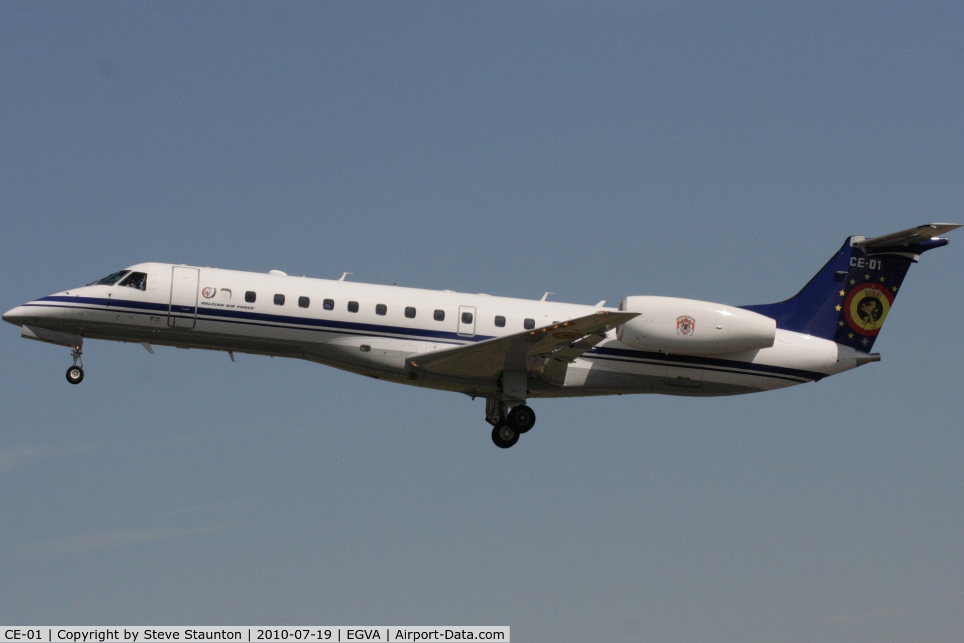 CE-01, 2001 Embraer ERJ-135LR (EMB-135LR) C/N 145449, Taken at the Royal International Air Tattoo 2010