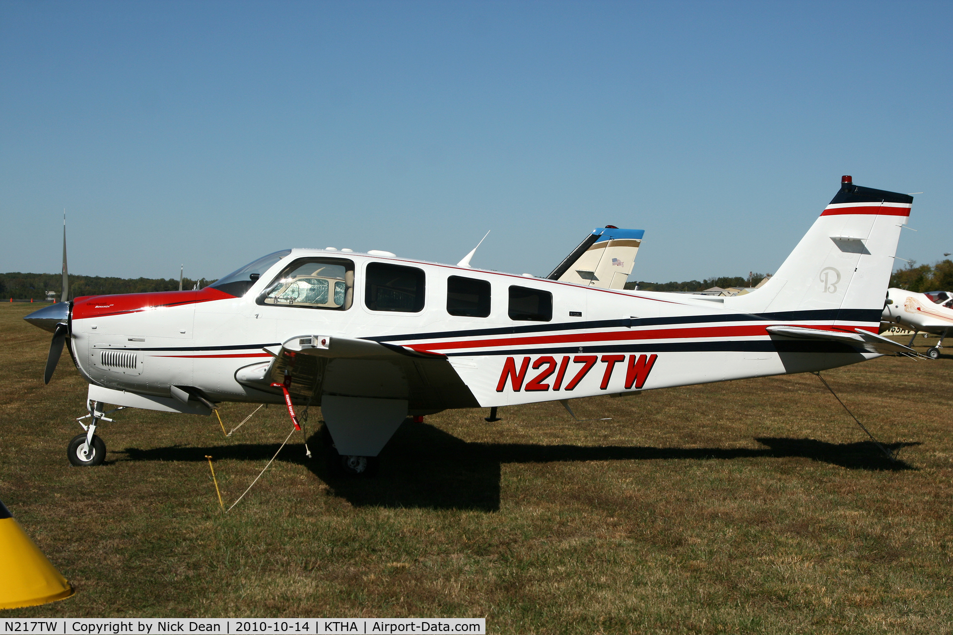 N217TW, 2007 Raytheon Aircraft Company G36 C/N E-3757, KTHA 