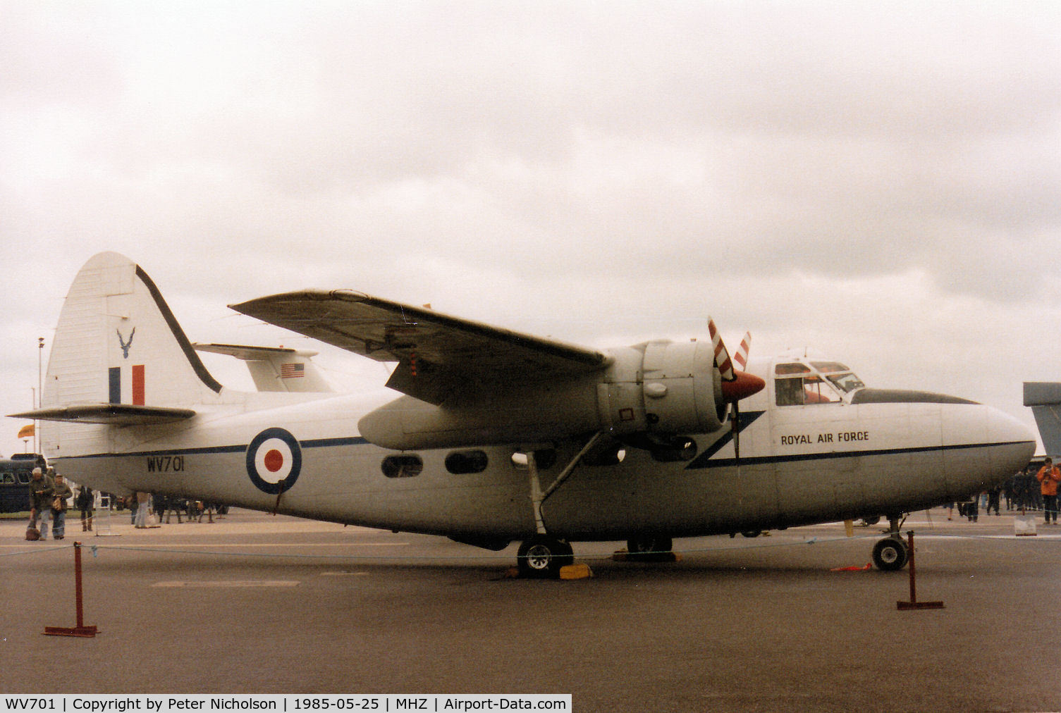 RAF 60 Squadron Hunting Pembroke C.1 WV701 Photograph 1985 