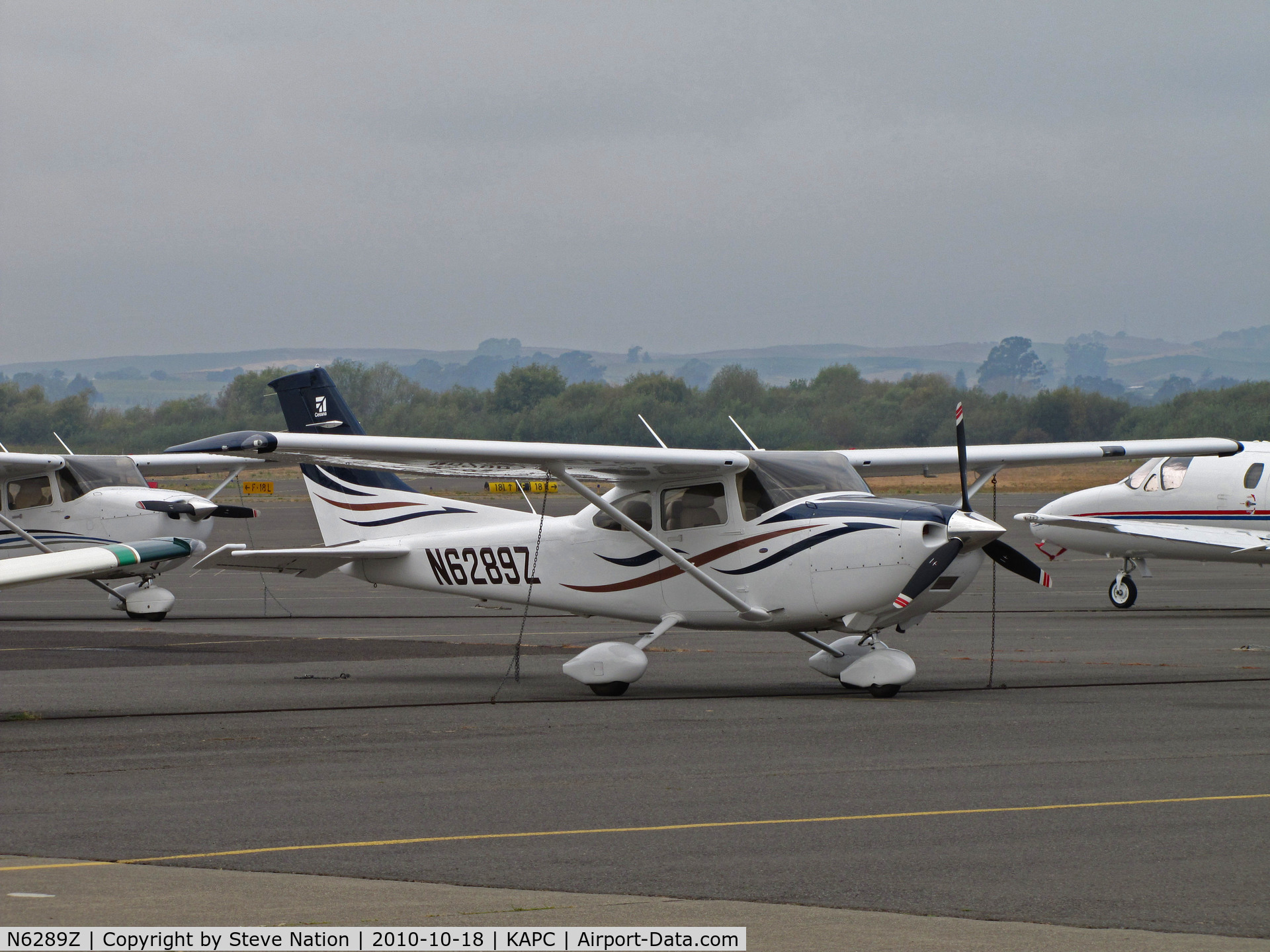 N6289Z, Cessna T182T Turbo Skylane C/N T18208870, 2008 Cessna T182T parked on visitors ramp @ Napa, CA