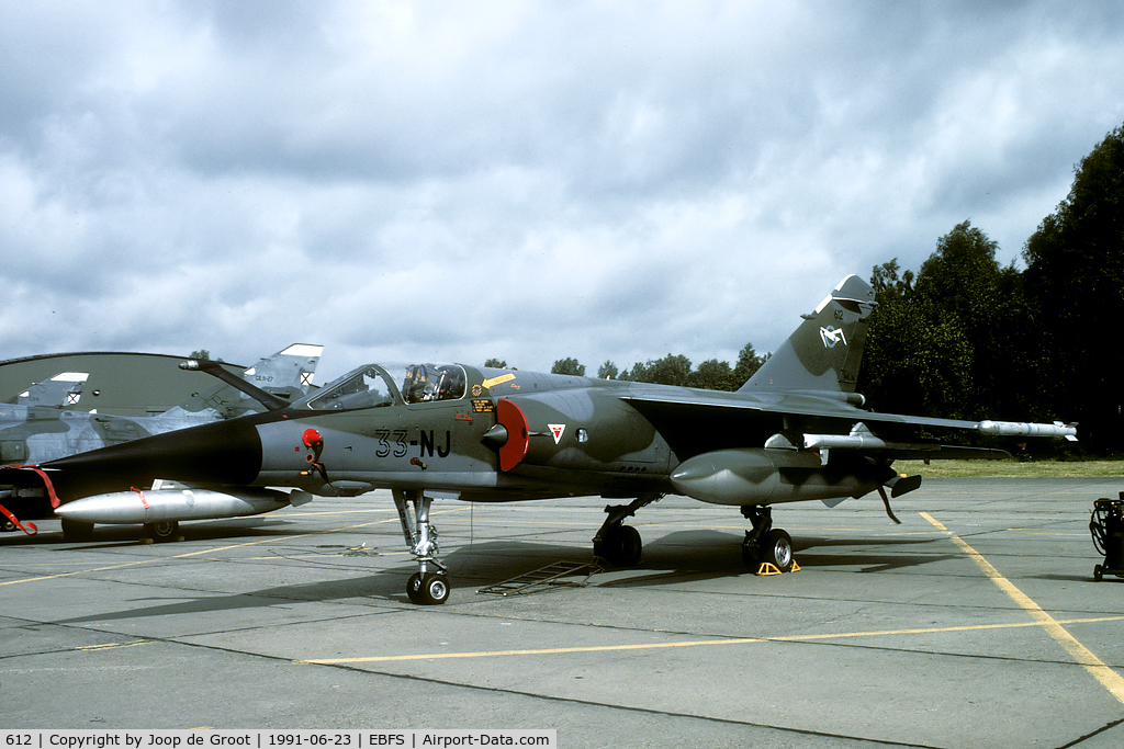 612, 1983 Dassault Mirage F.1CR C/N Not found 612, Florennes open house 1991