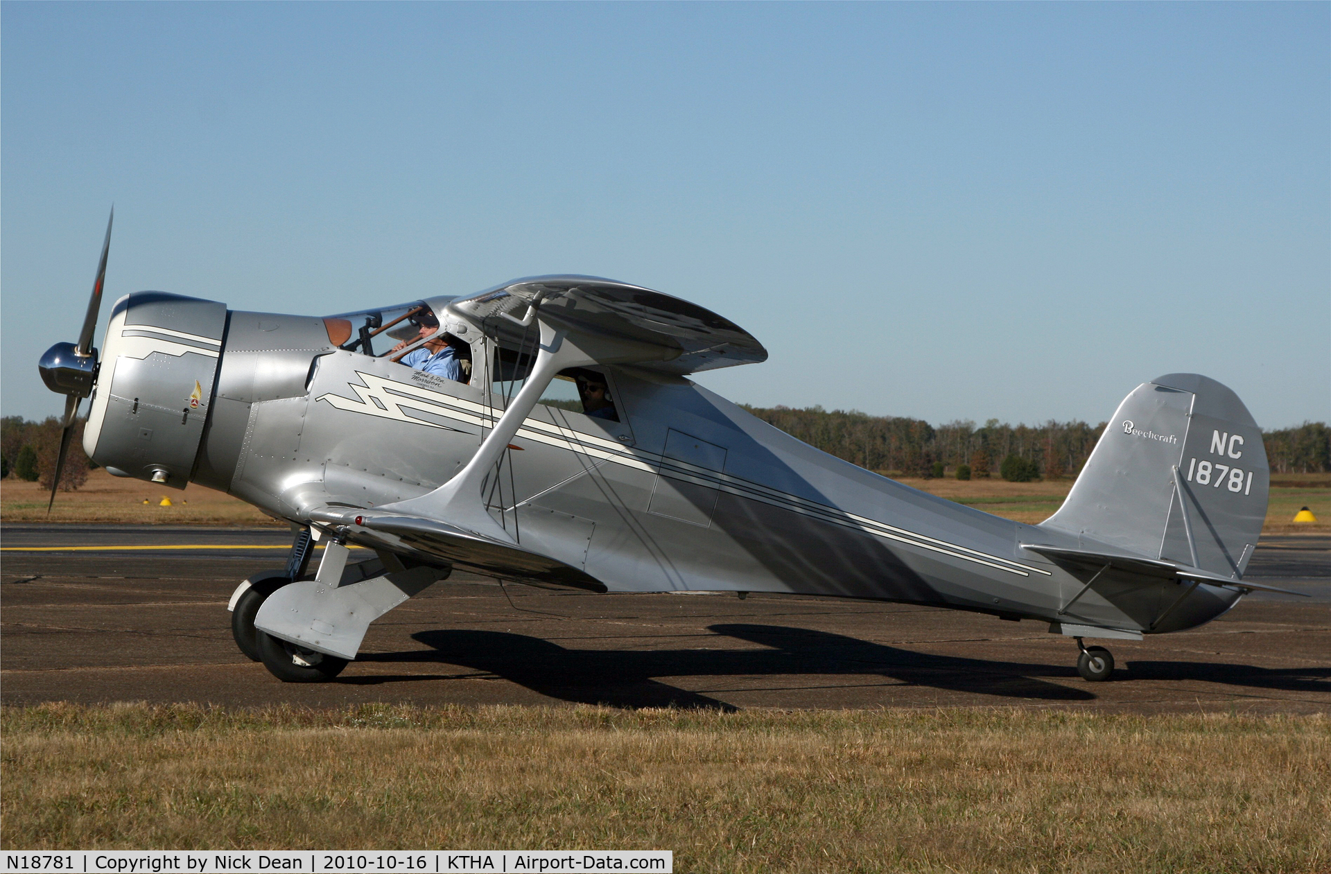 N18781, 1938 Beech F17D Staggerwing C/N 204, KTHA Beech party 2010