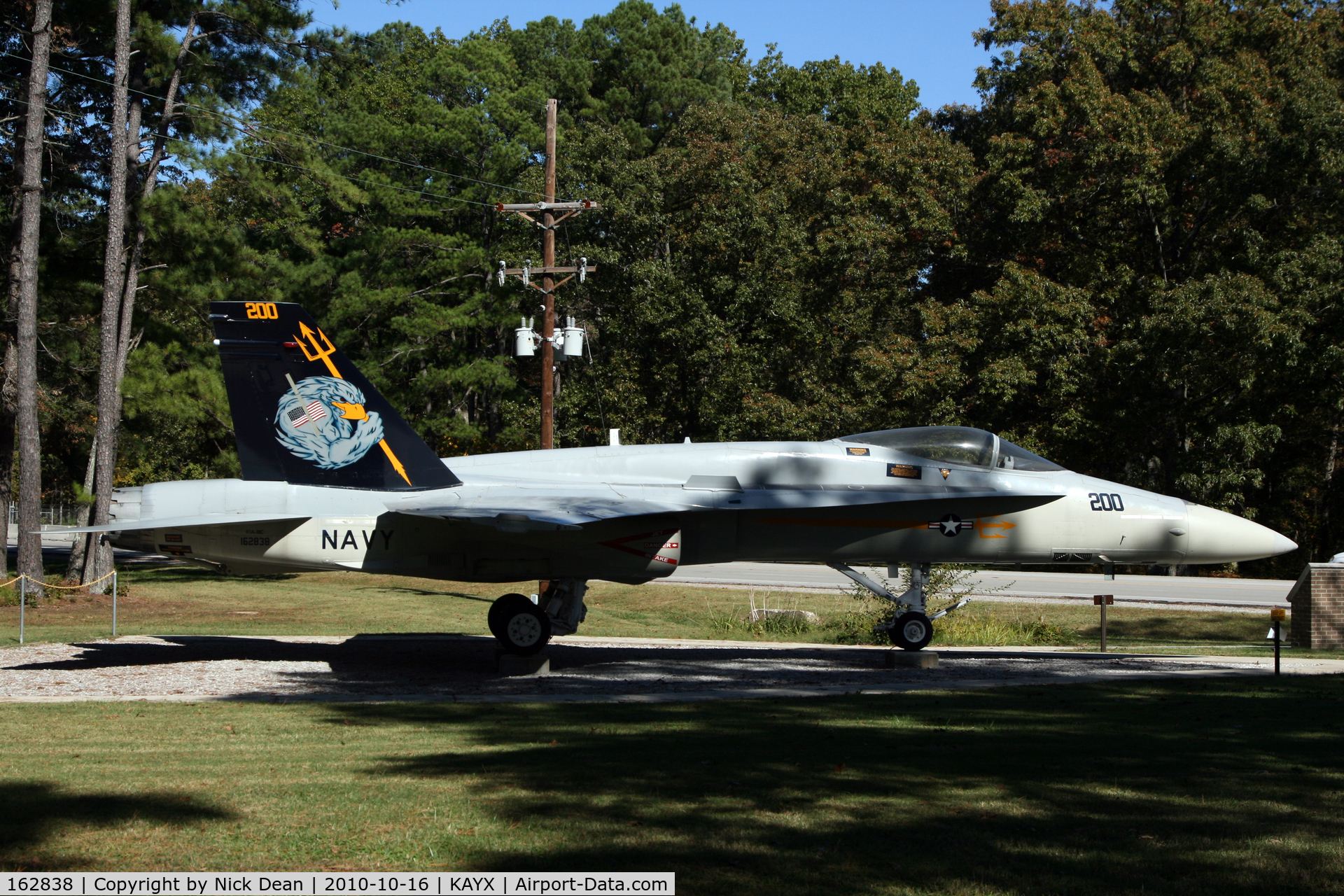 162838, McDonnell Douglas F/A-18A Hornet C/N 0358, KAYX
