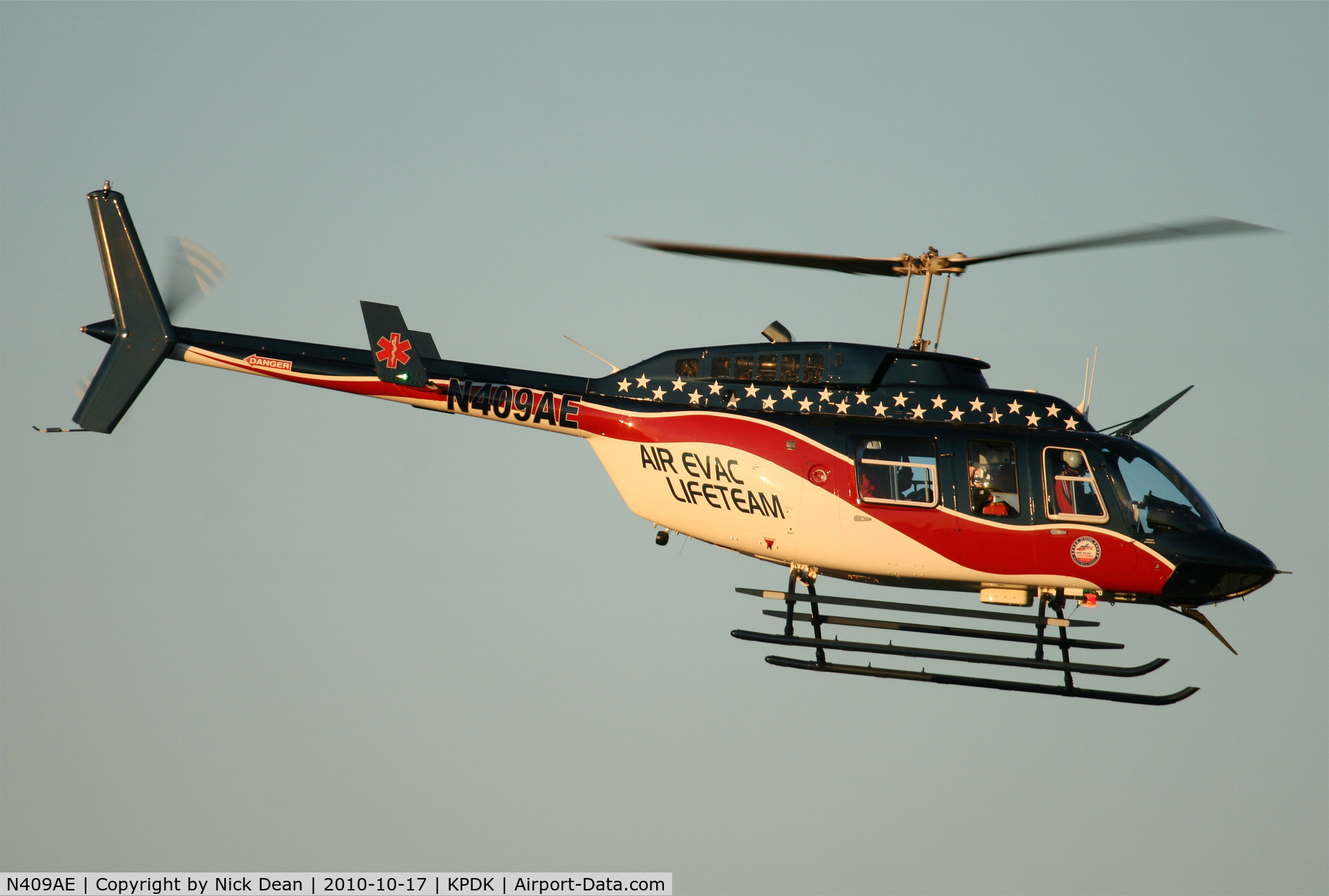N409AE, Bell 206L-4 LongRanger IV LongRanger C/N 52413, KPDK NBAA 2010