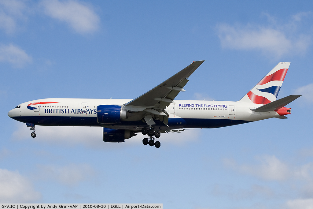 G-VIIC, 1997 Boeing 777-236 C/N 27485, British Airways 777-200