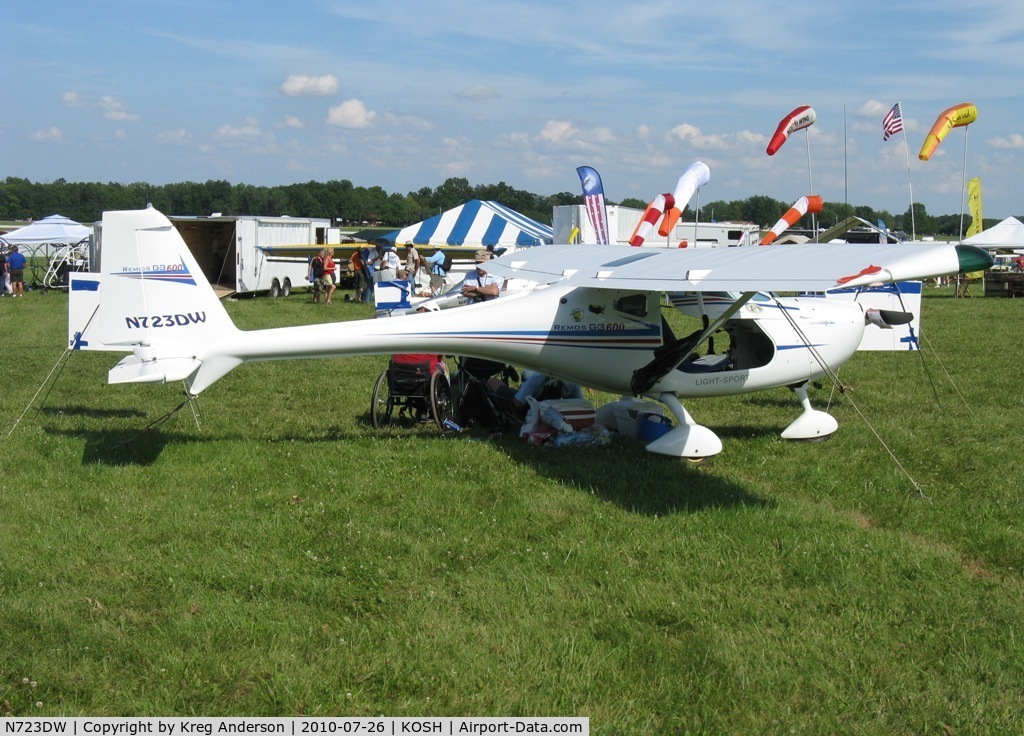 N723DW, 2006 Remos G-3 Mirage C/N 174, EAA AirVenture 2010