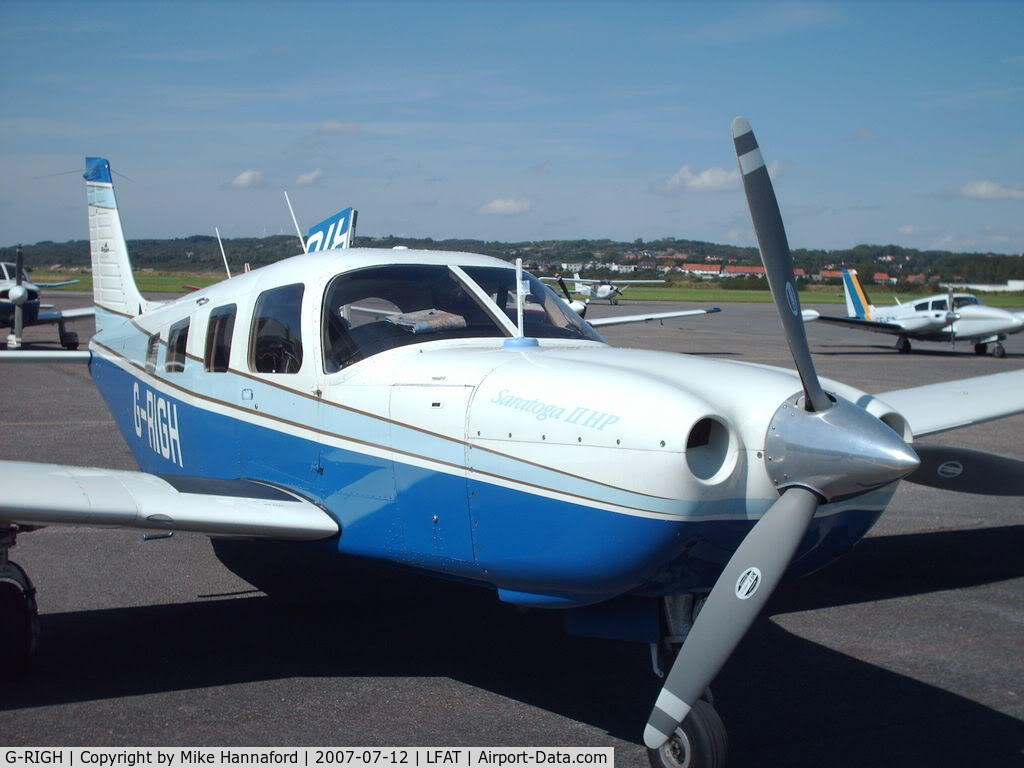 G-RIGH, 1998 Piper PA-32R-301 Saratoga II HP C/N 3246123, In Le-Touquet