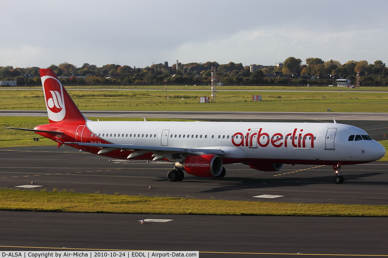 D-ALSA, 2001 Airbus A321-211 C/N 1629, Air Berlin A321