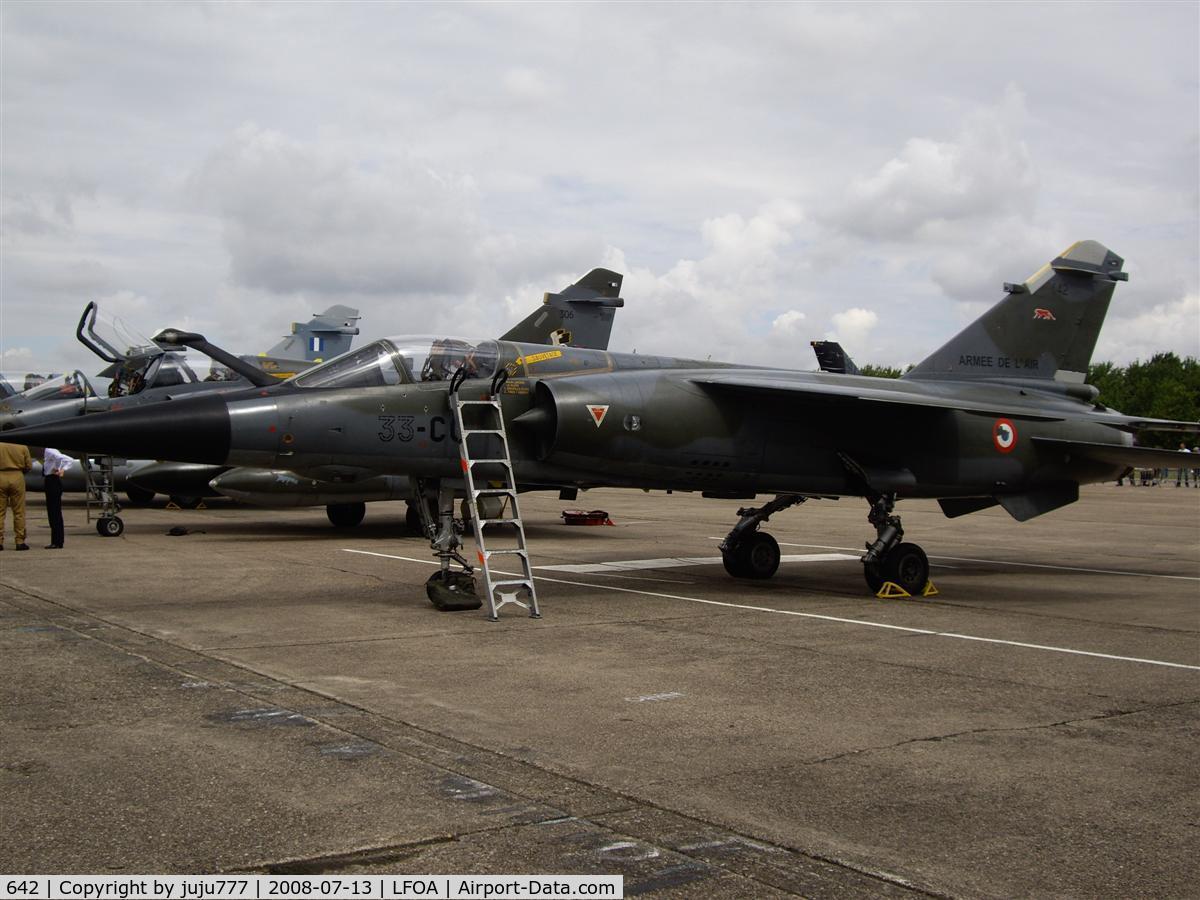642, Dassault Mirage F.1CR C/N 642, on display at Avord opend-day