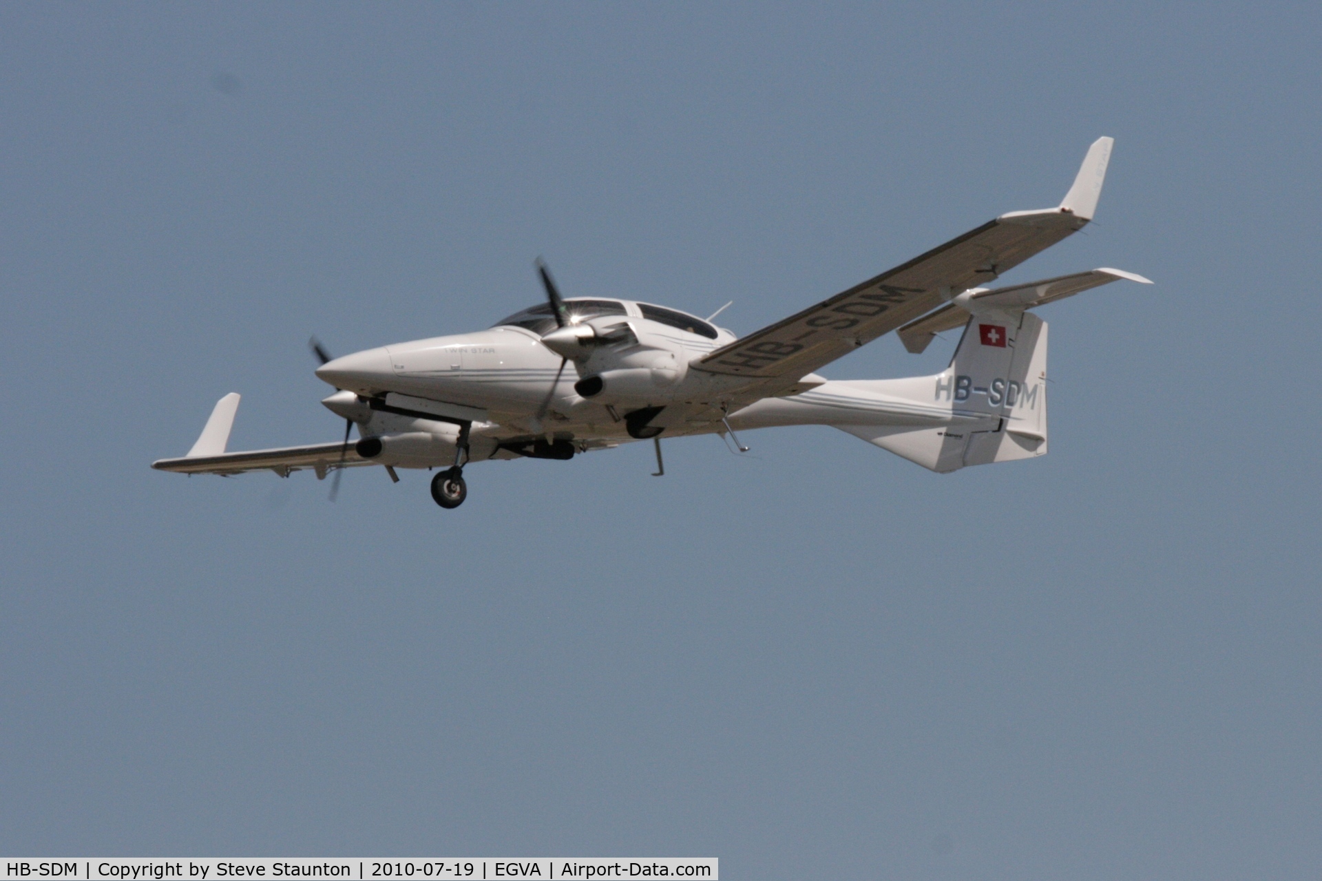 HB-SDM, 2005 Diamond DA-42 Twin Star C/N 42.039, Taken at the Royal International Air Tattoo 2010