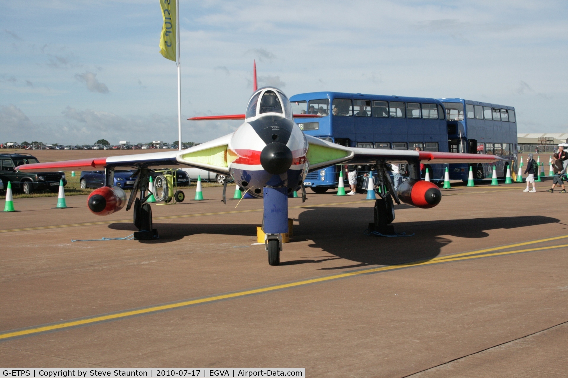 G-ETPS, 1956 Hawker Hunter FGA.9 C/N 41H/679959, Taken at the Royal International Air Tattoo 2010